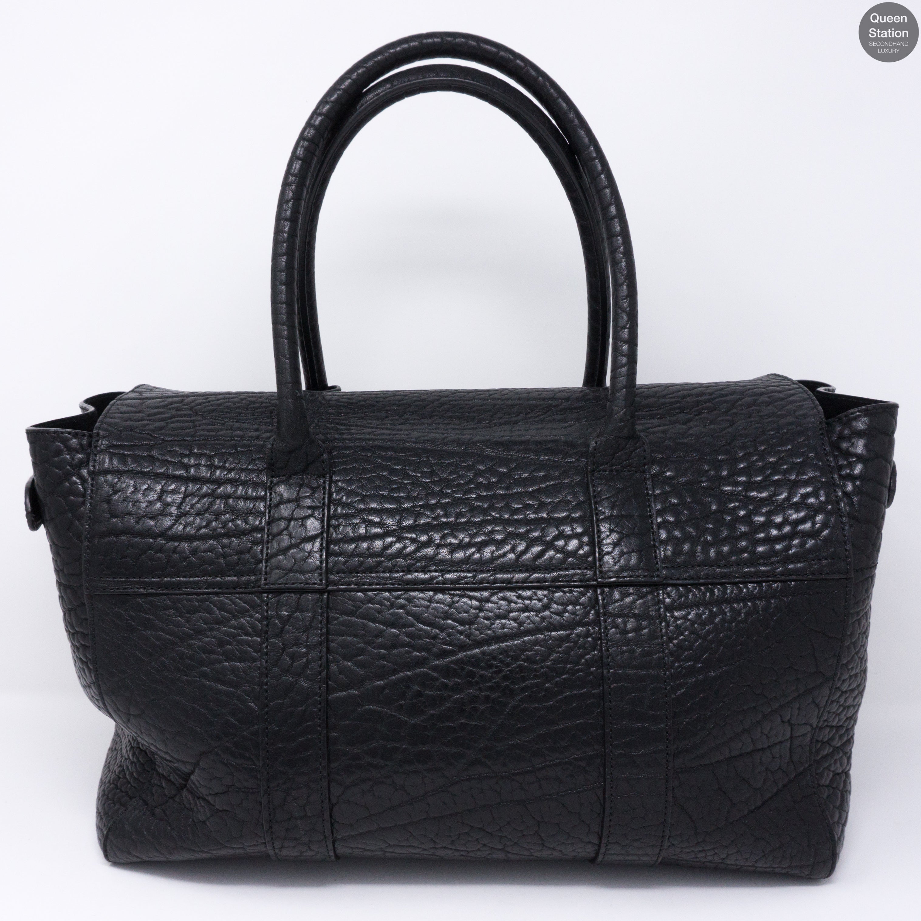 Bayswater Large Black Leather