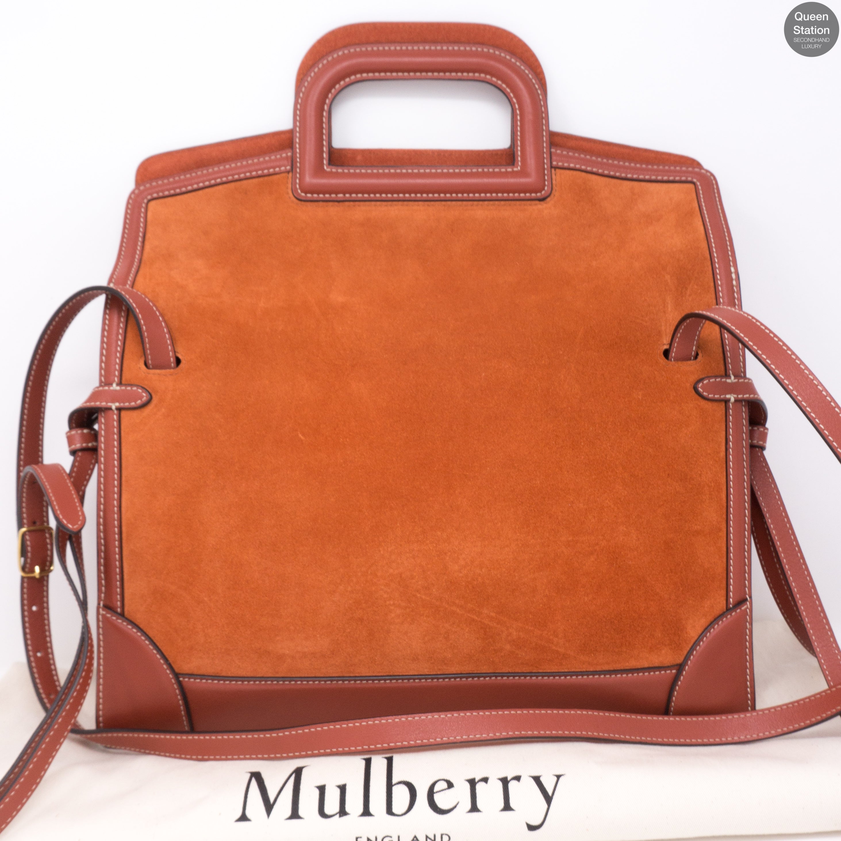 Red Fox Suede Brimley Envelope Bag