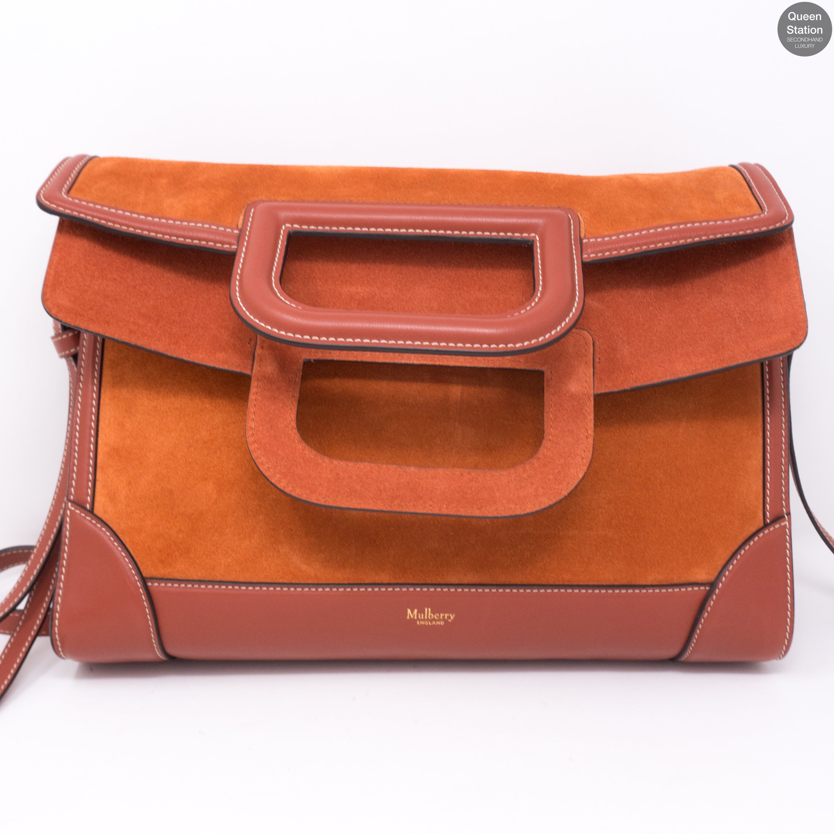 Red Fox Suede Brimley Envelope Bag
