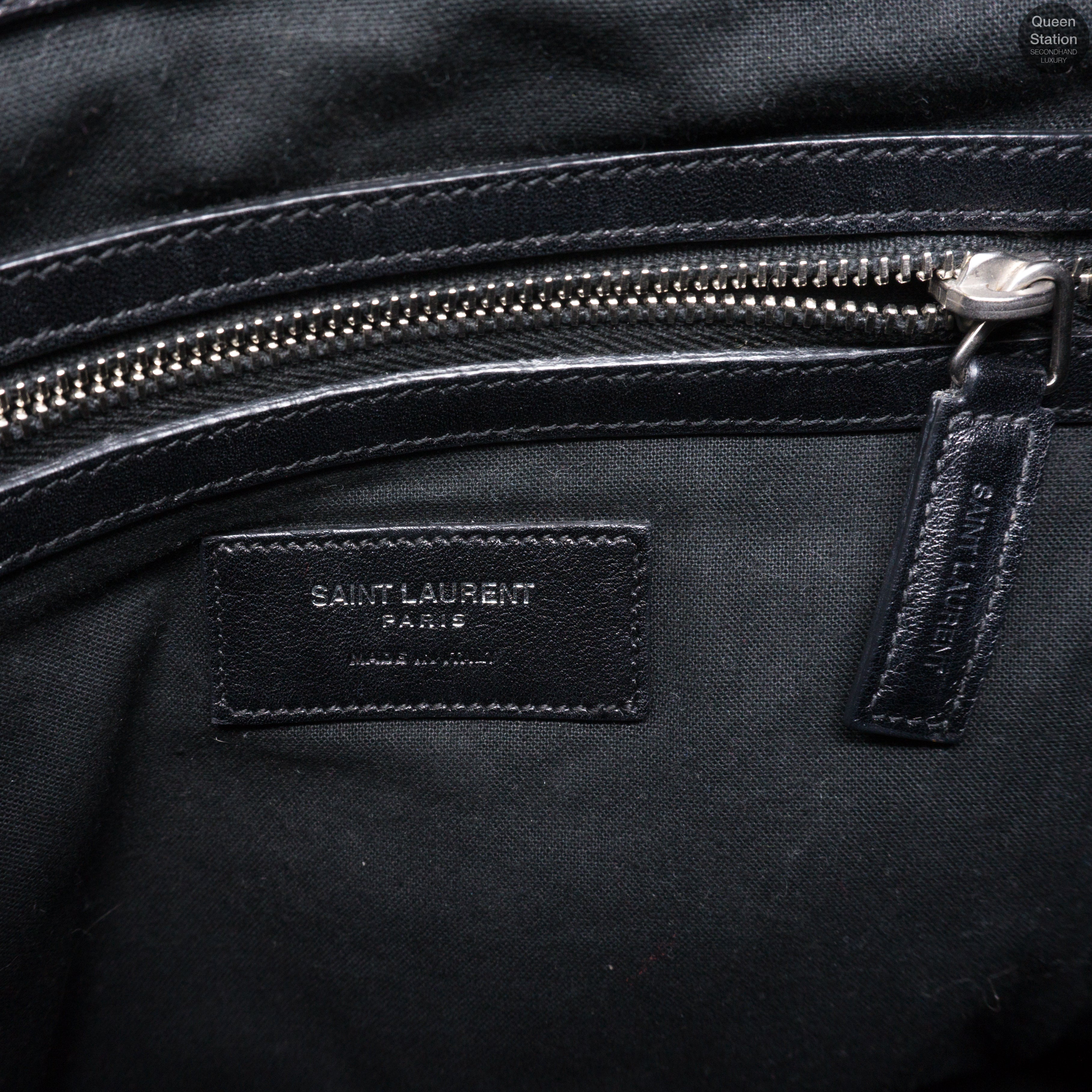 Small Festival Backpack Black Leather