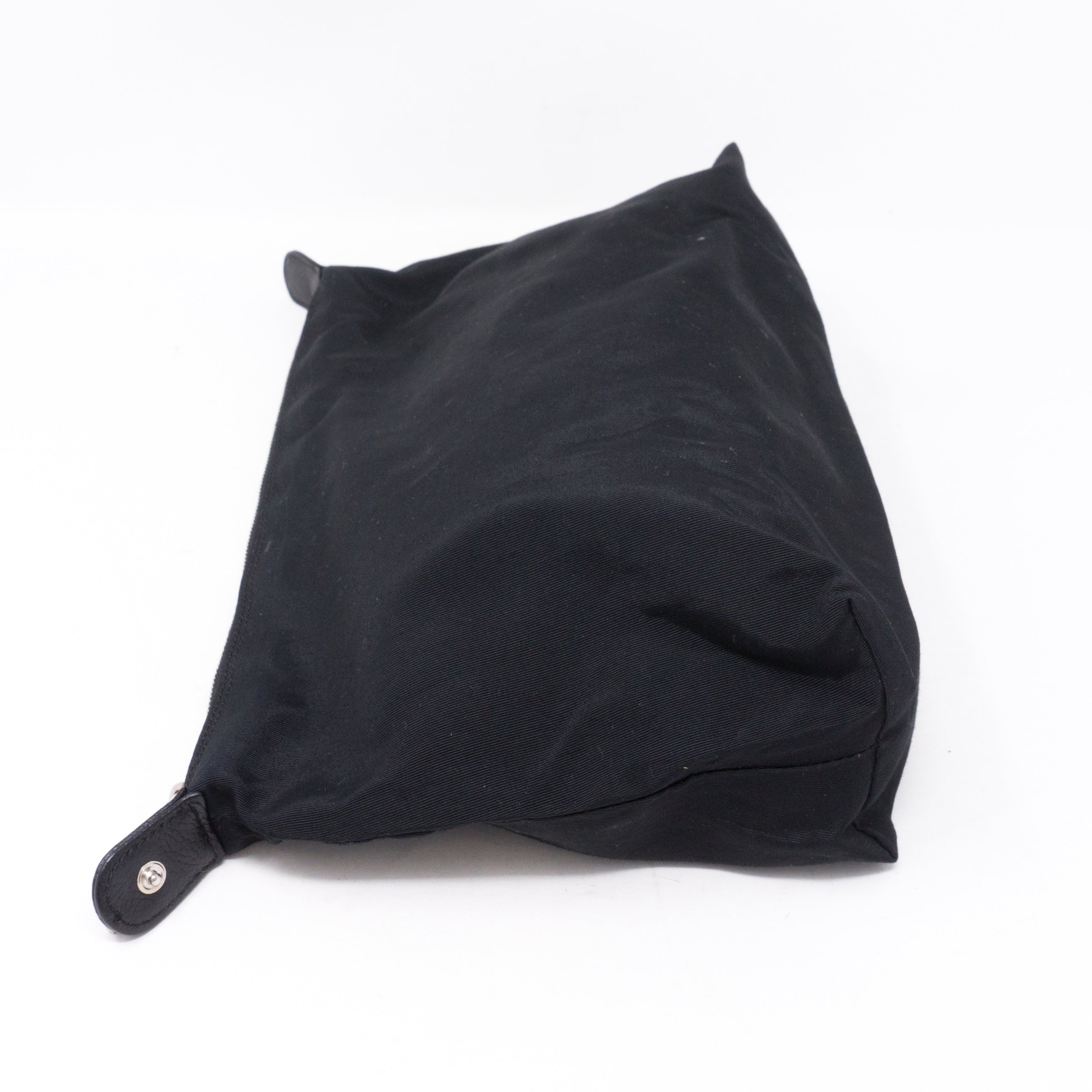 Executive Cerf Black Leather Tote