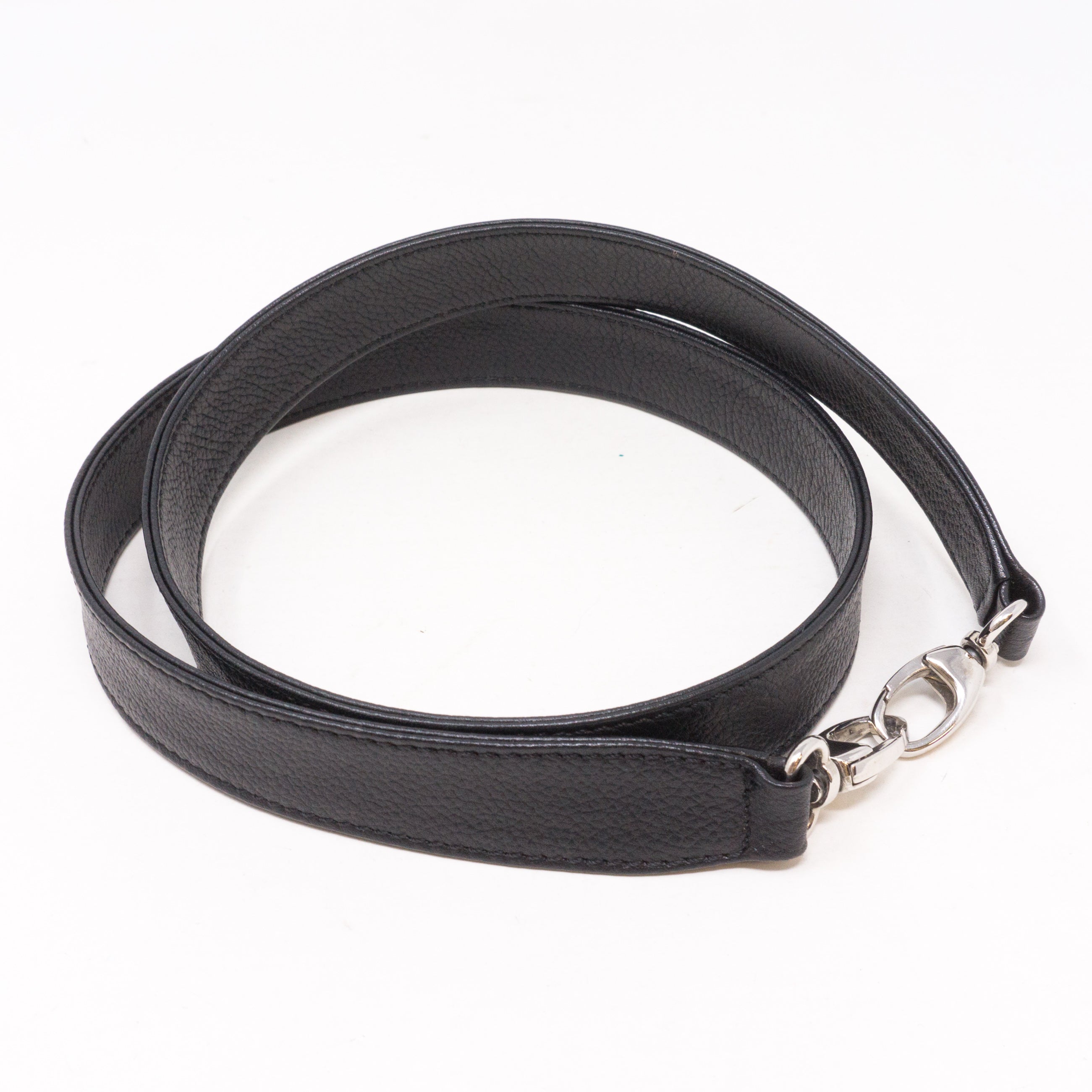 Executive Cerf Black Leather Tote