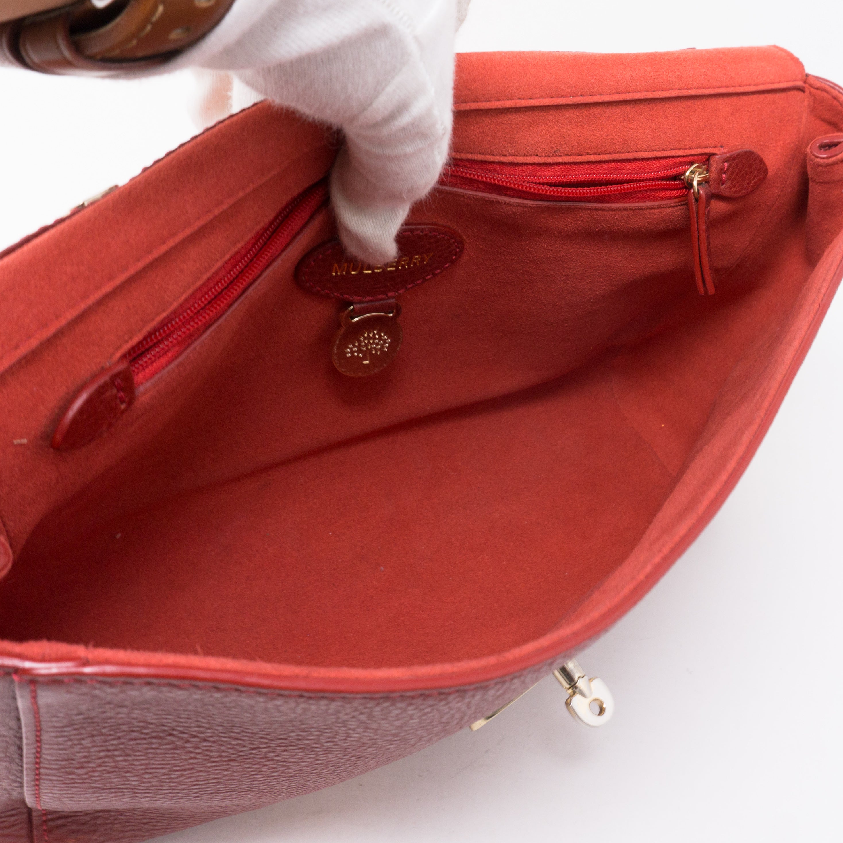 Lily Medium Red Leather
