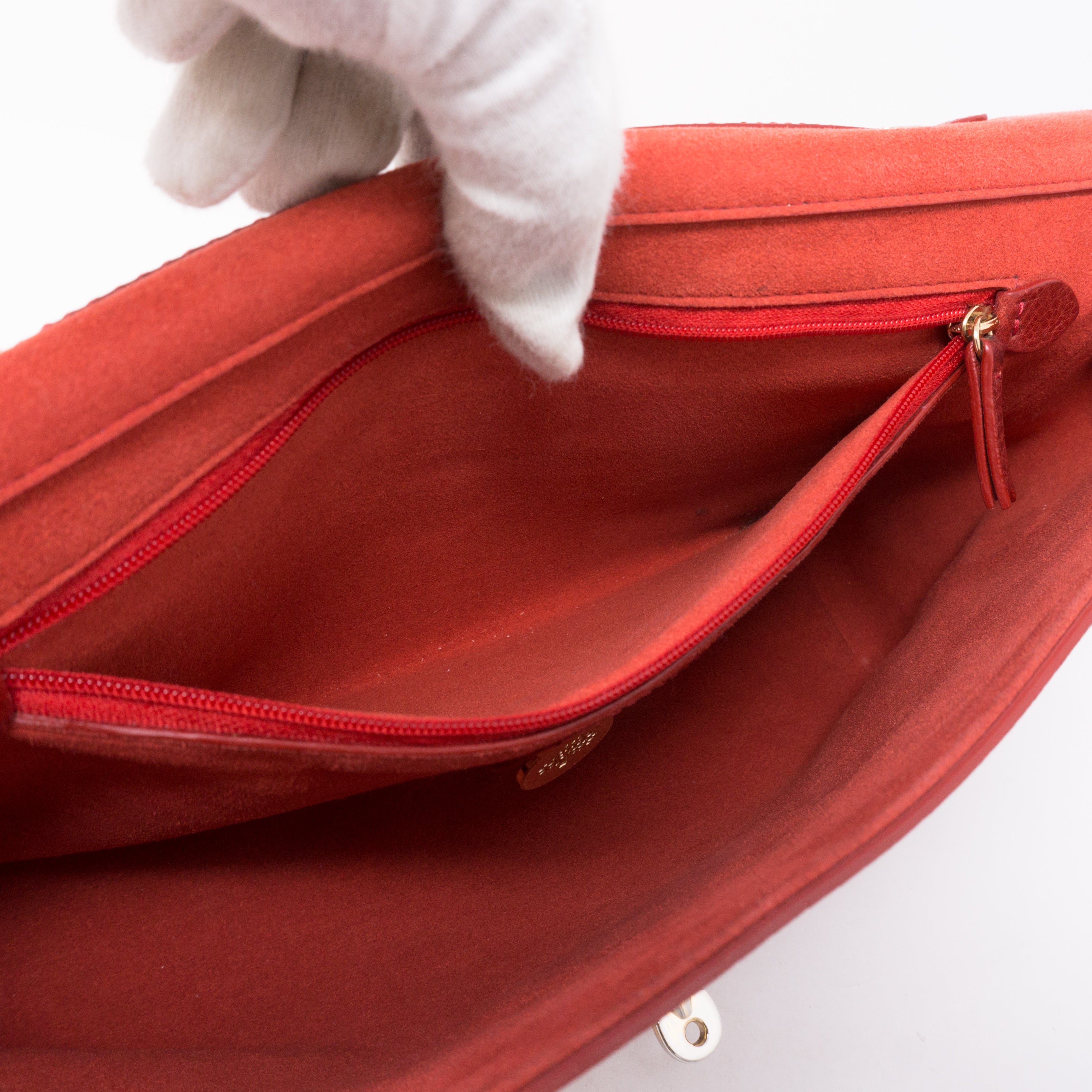 Lily Medium Red Leather