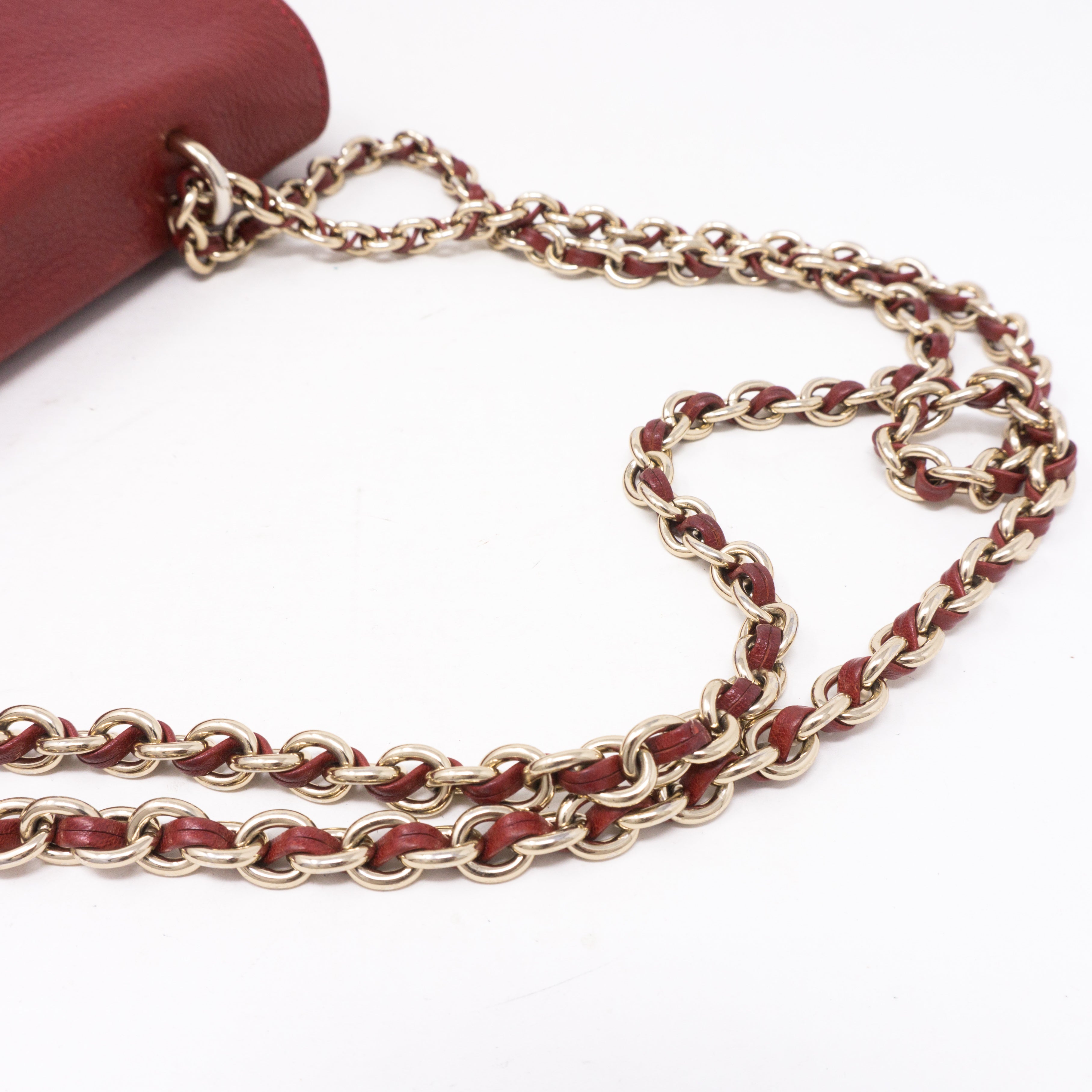 Lily Medium Red Leather