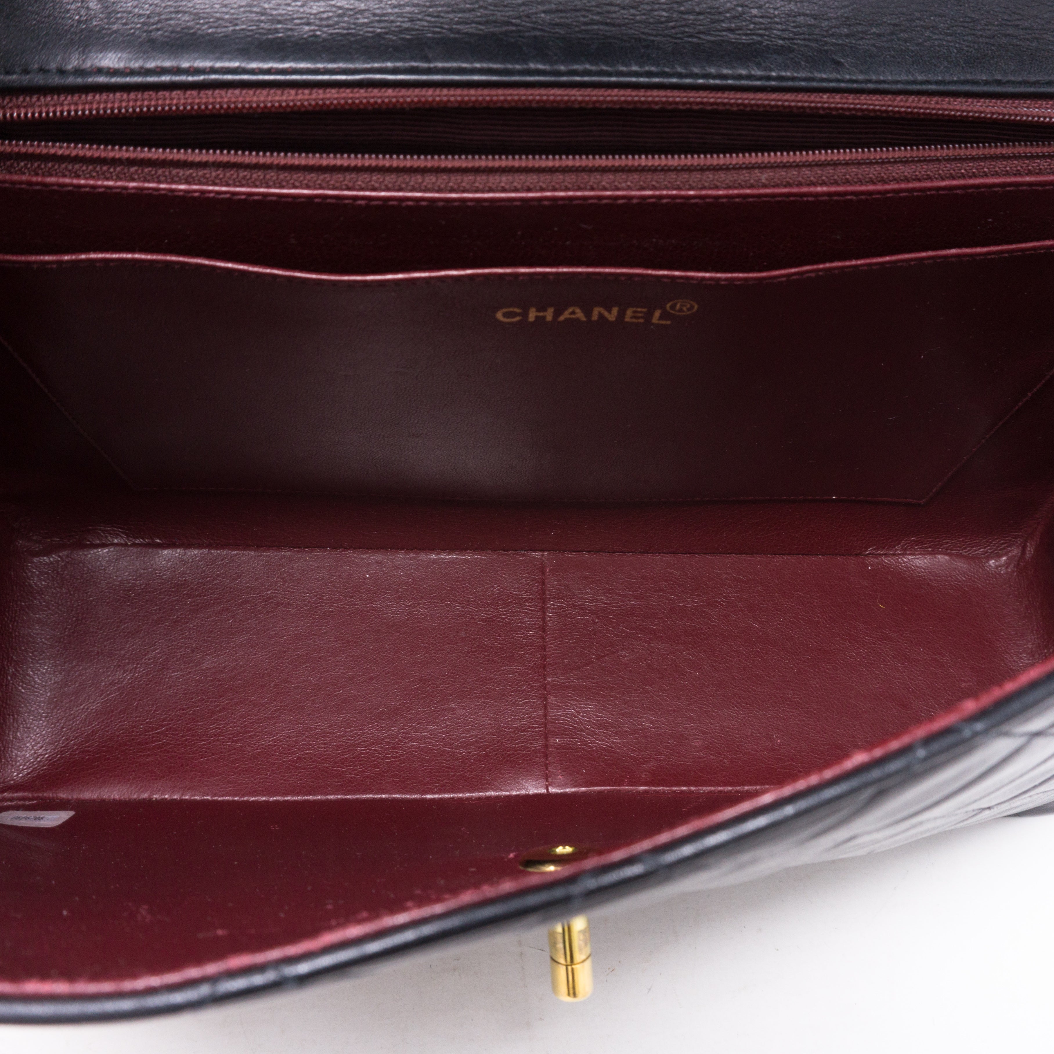 Vintage Black Jumbo XL Flap Bag