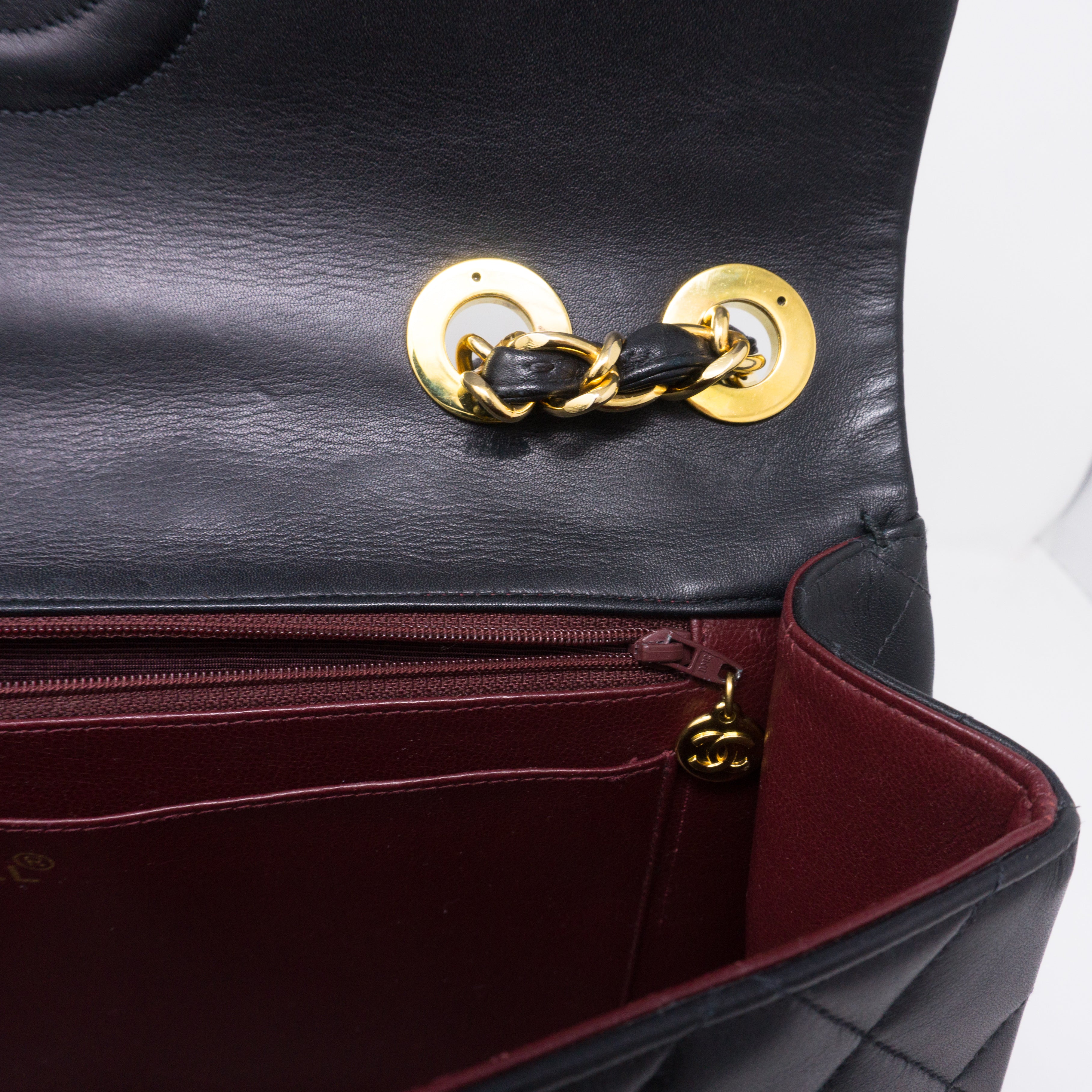 Vintage Black Jumbo XL Flap Bag