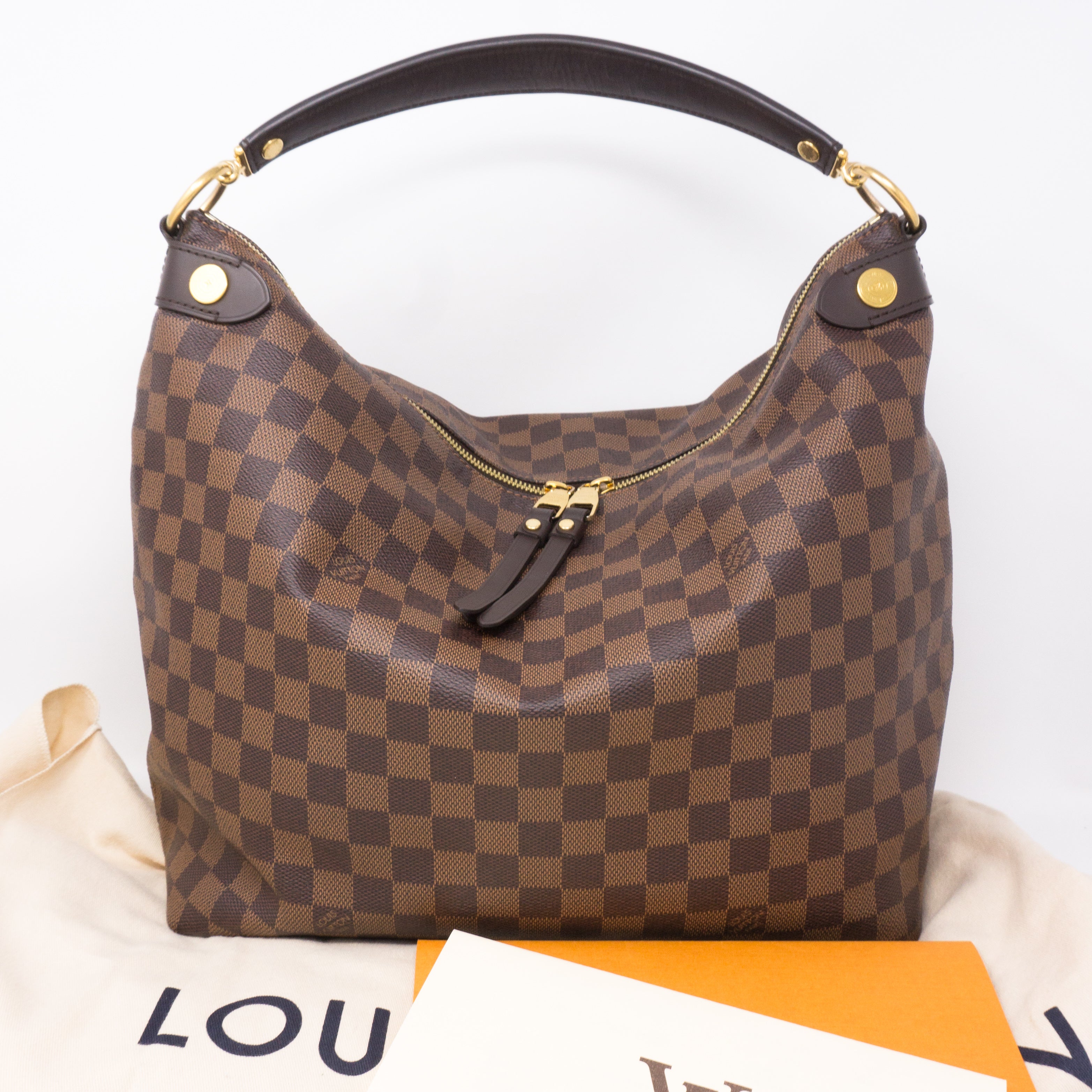 Louis Vuitton Damier Ebene Duomo - Brown Hobos, Handbags - LOU768383