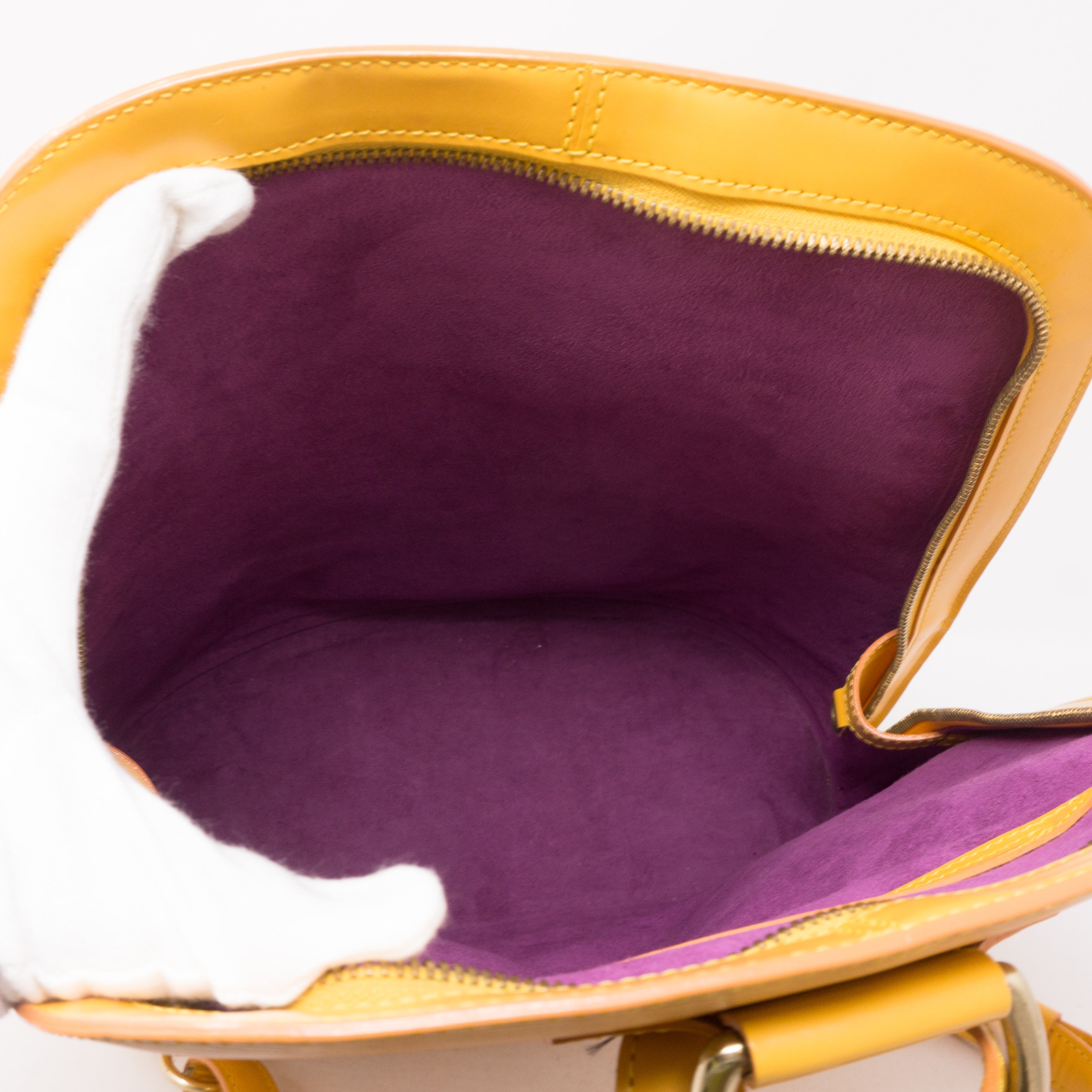 Gobelines Backpack Yellow Epi Leather