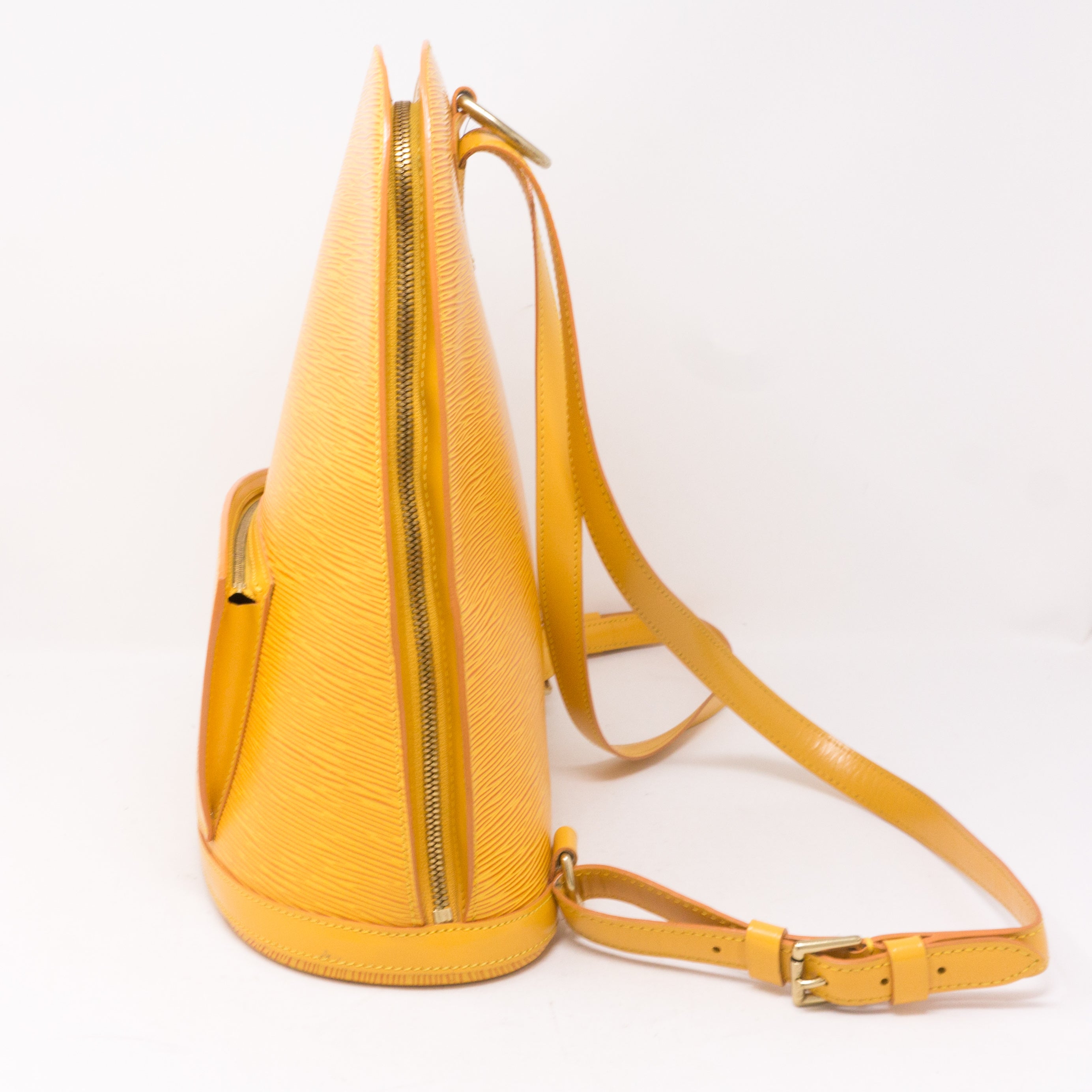 Gobelines Backpack Yellow Epi Leather