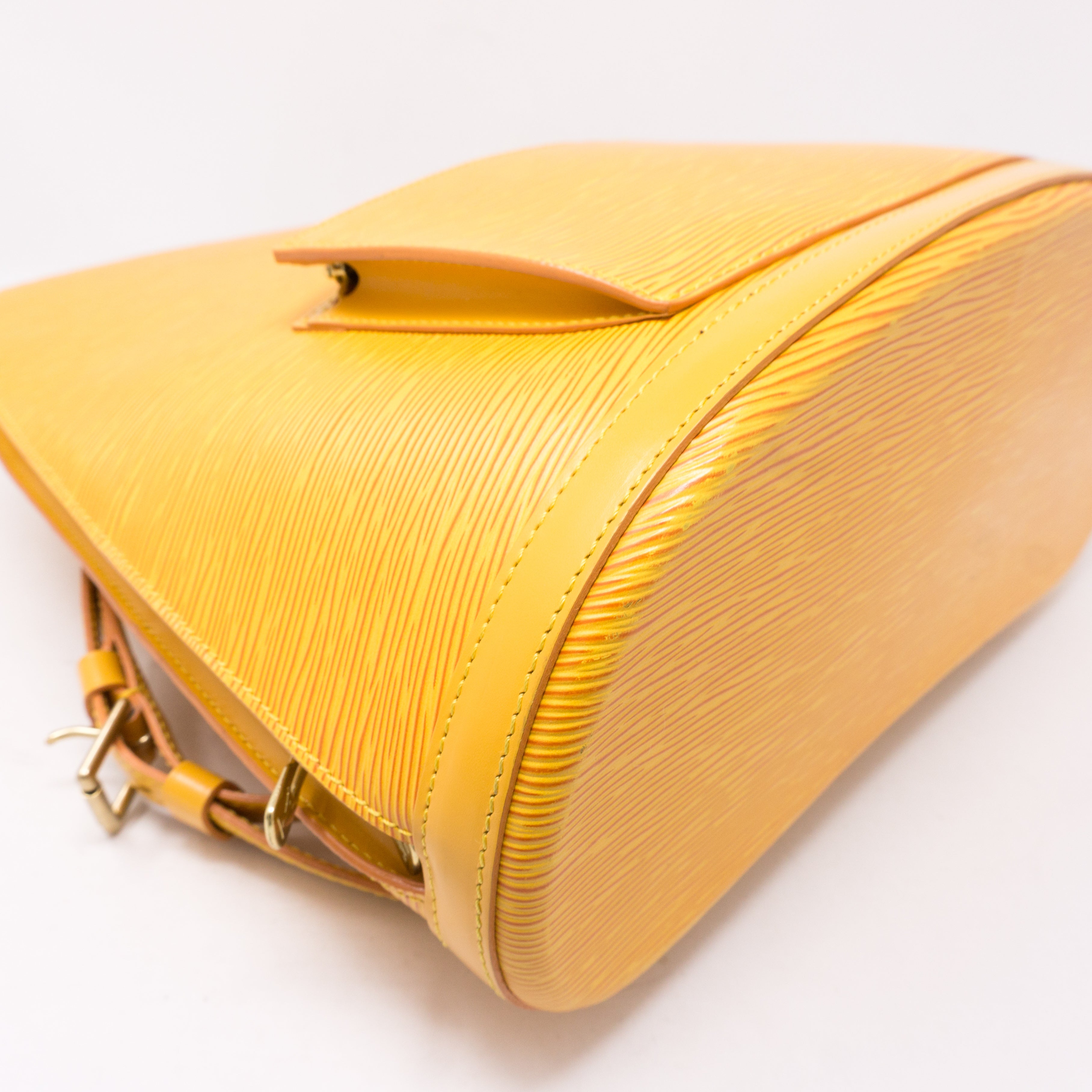 Gobelines Backpack Yellow Epi Leather