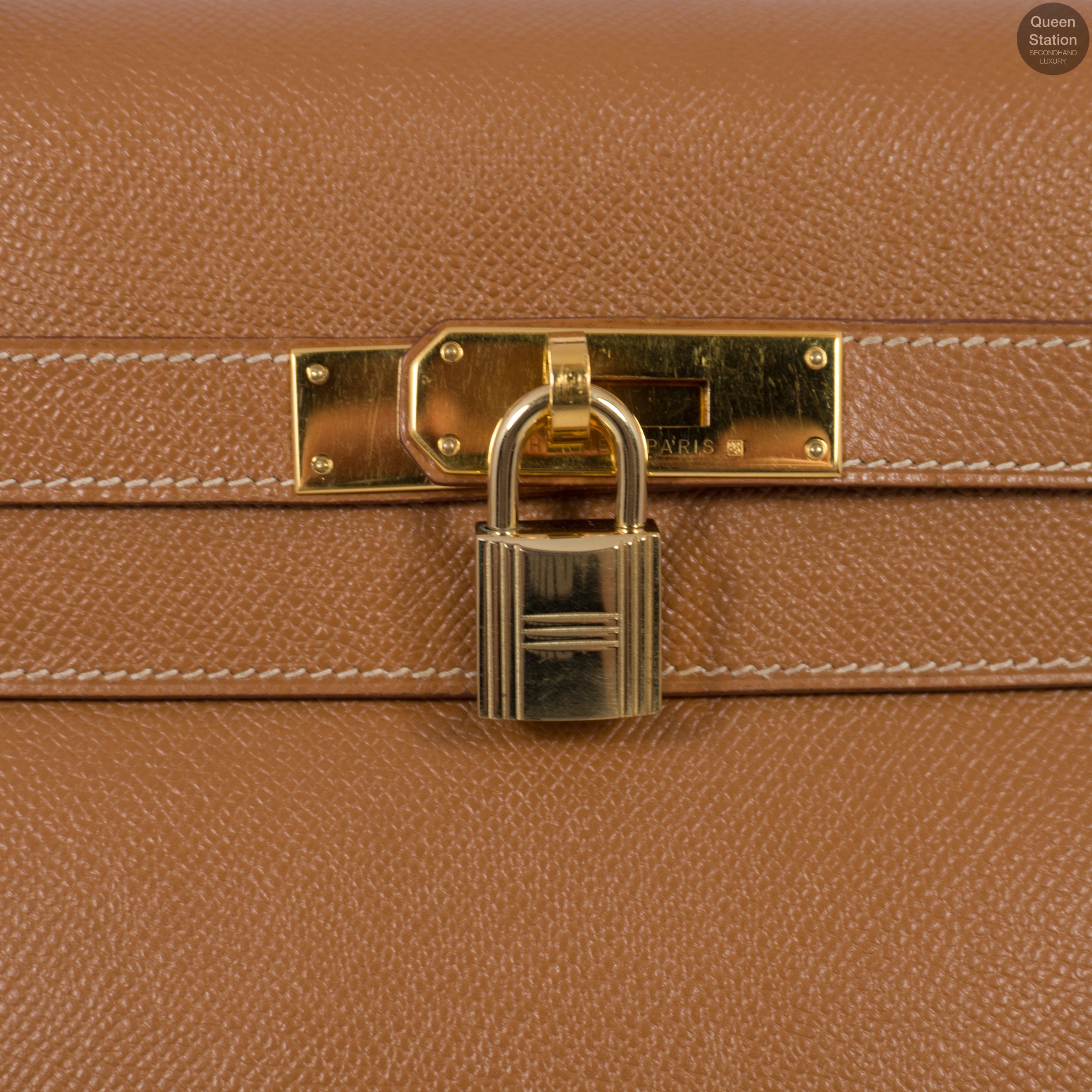 Kelly 35 Gold Leather GHW