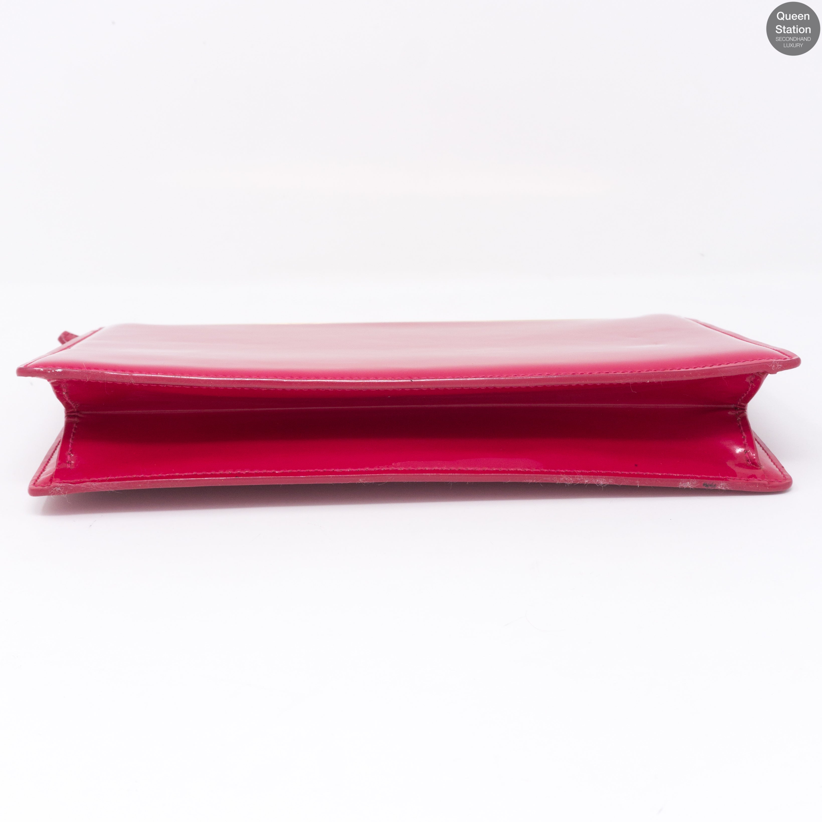 Lutetia Clutch Patent Leather Pink