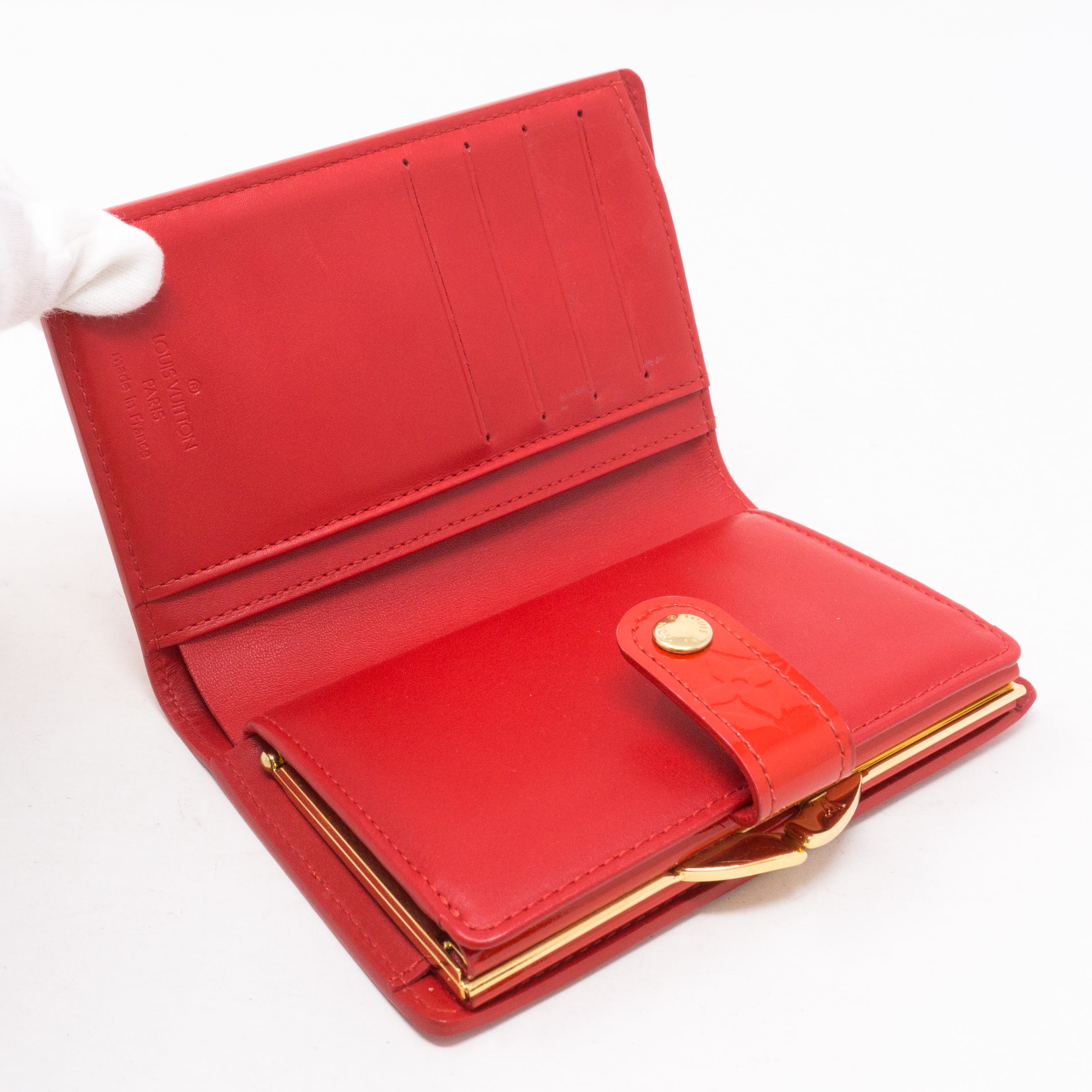 Viennois Wallet Vernis Red