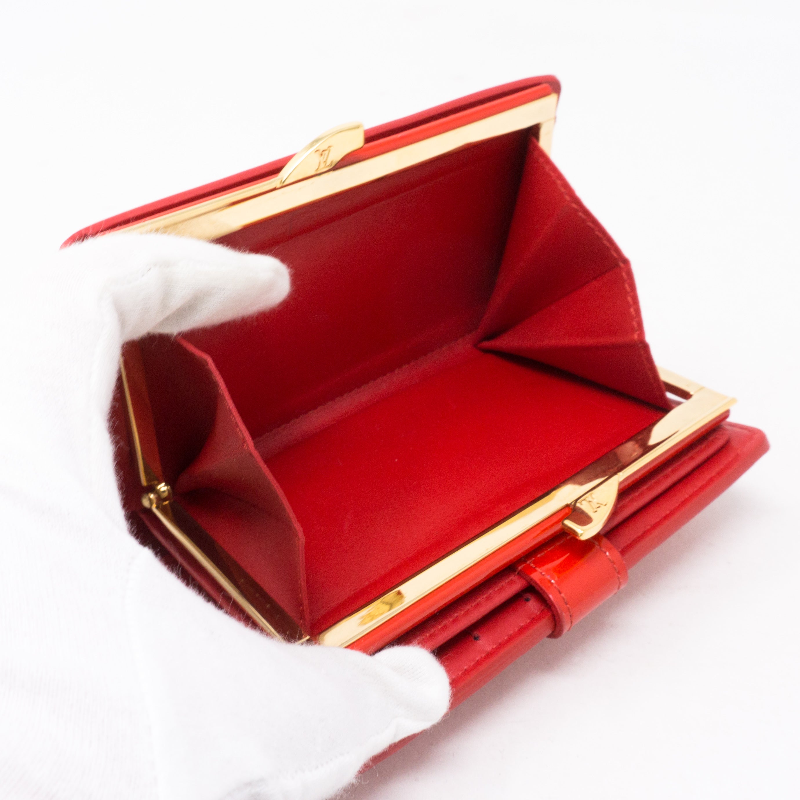 Viennois Wallet Vernis Red