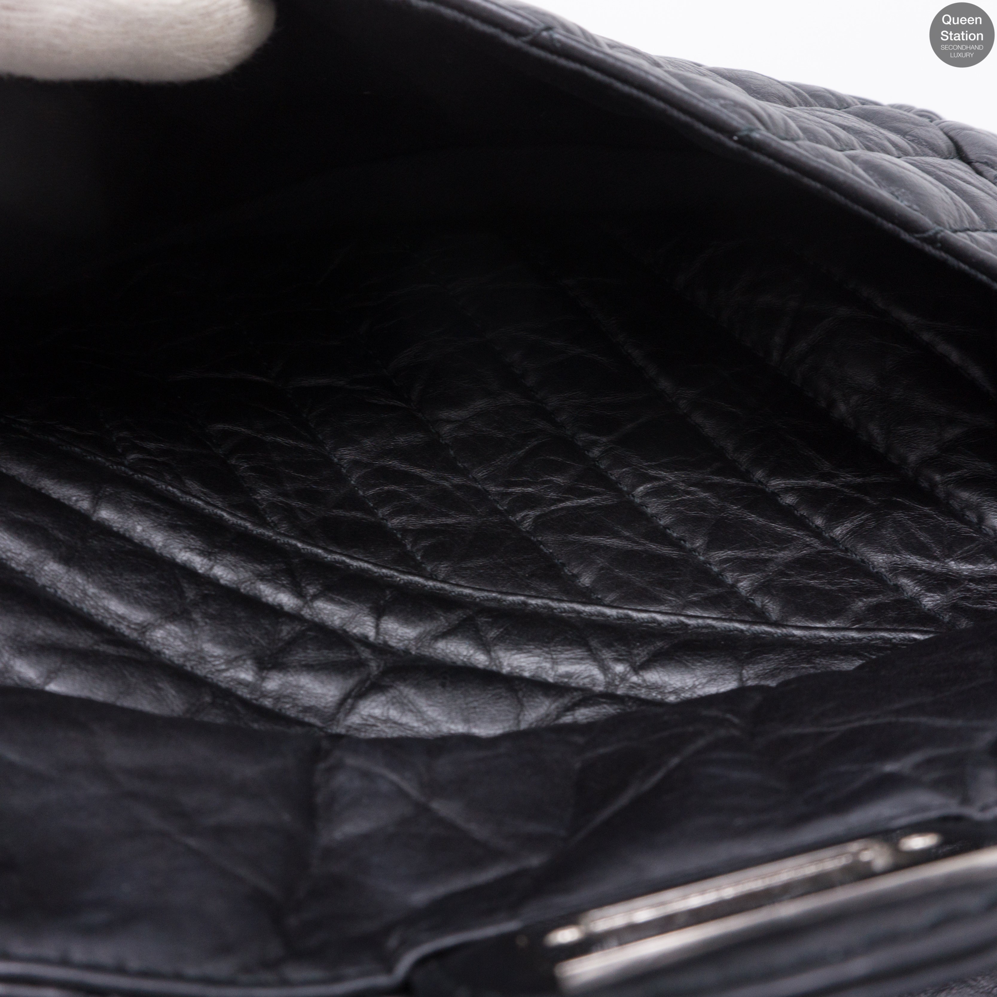 Jumbo XL 10A Quilted Leather Tote Bag