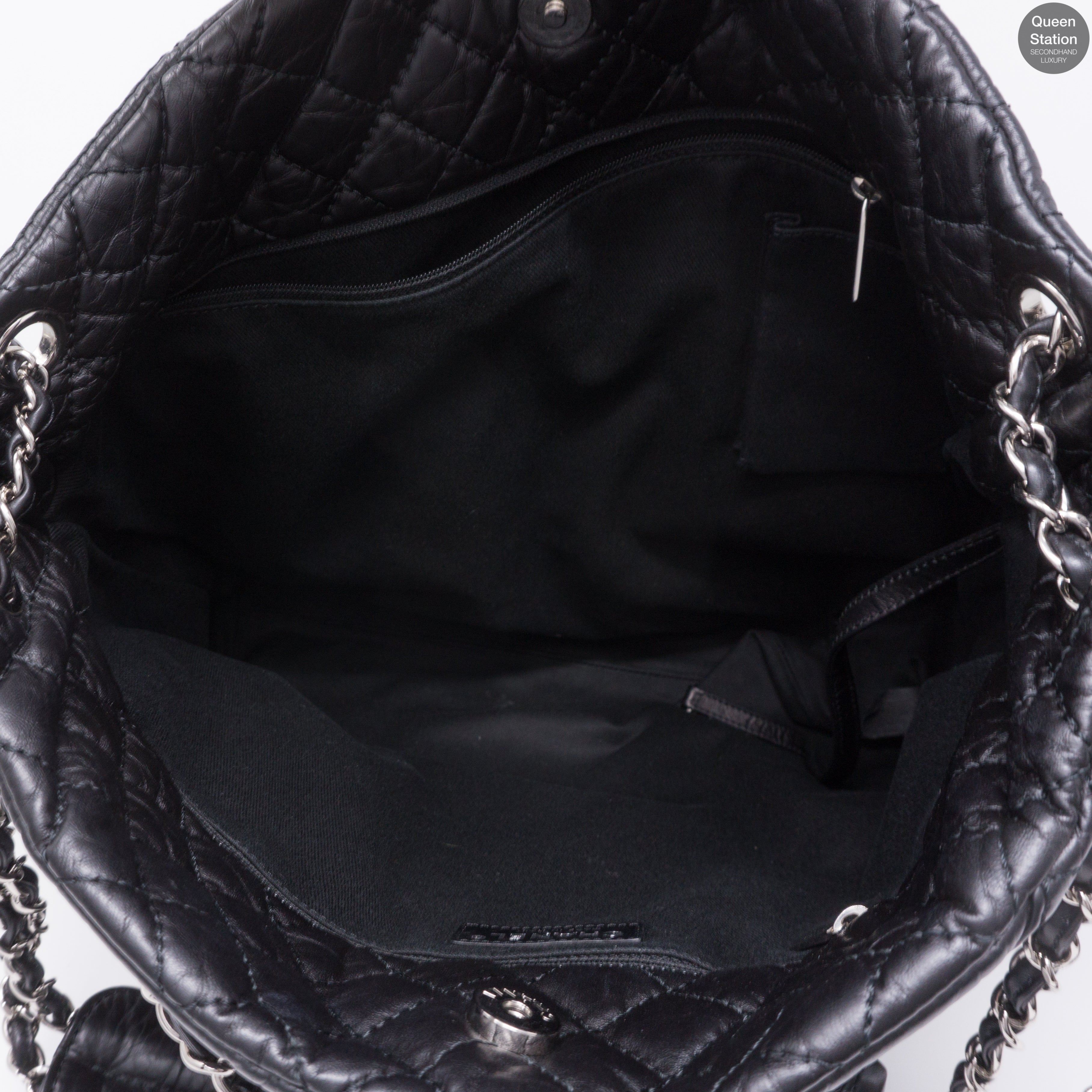 Jumbo XL 10A Quilted Leather Tote Bag