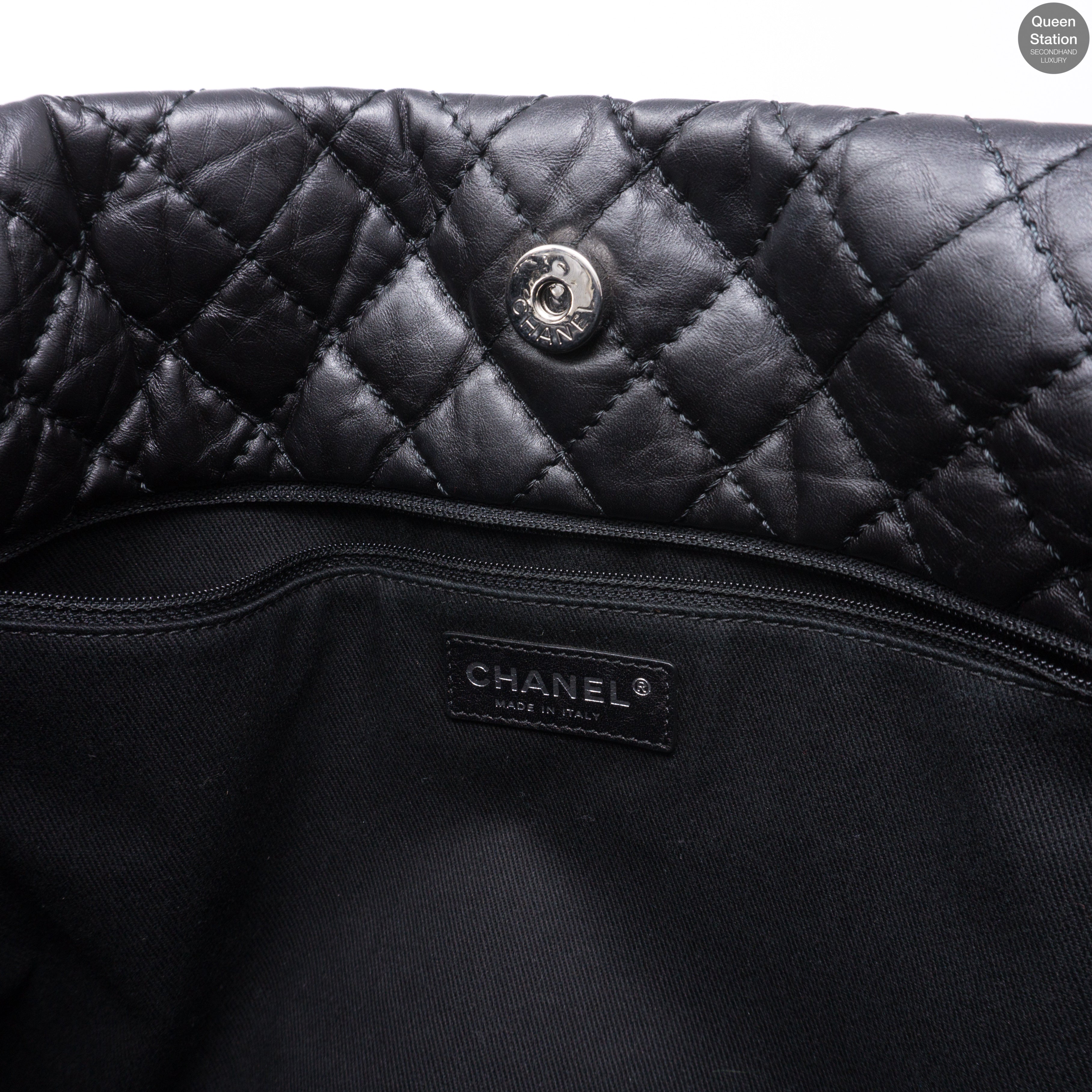 Jumbo XL 10A Quilted Leather Tote Bag
