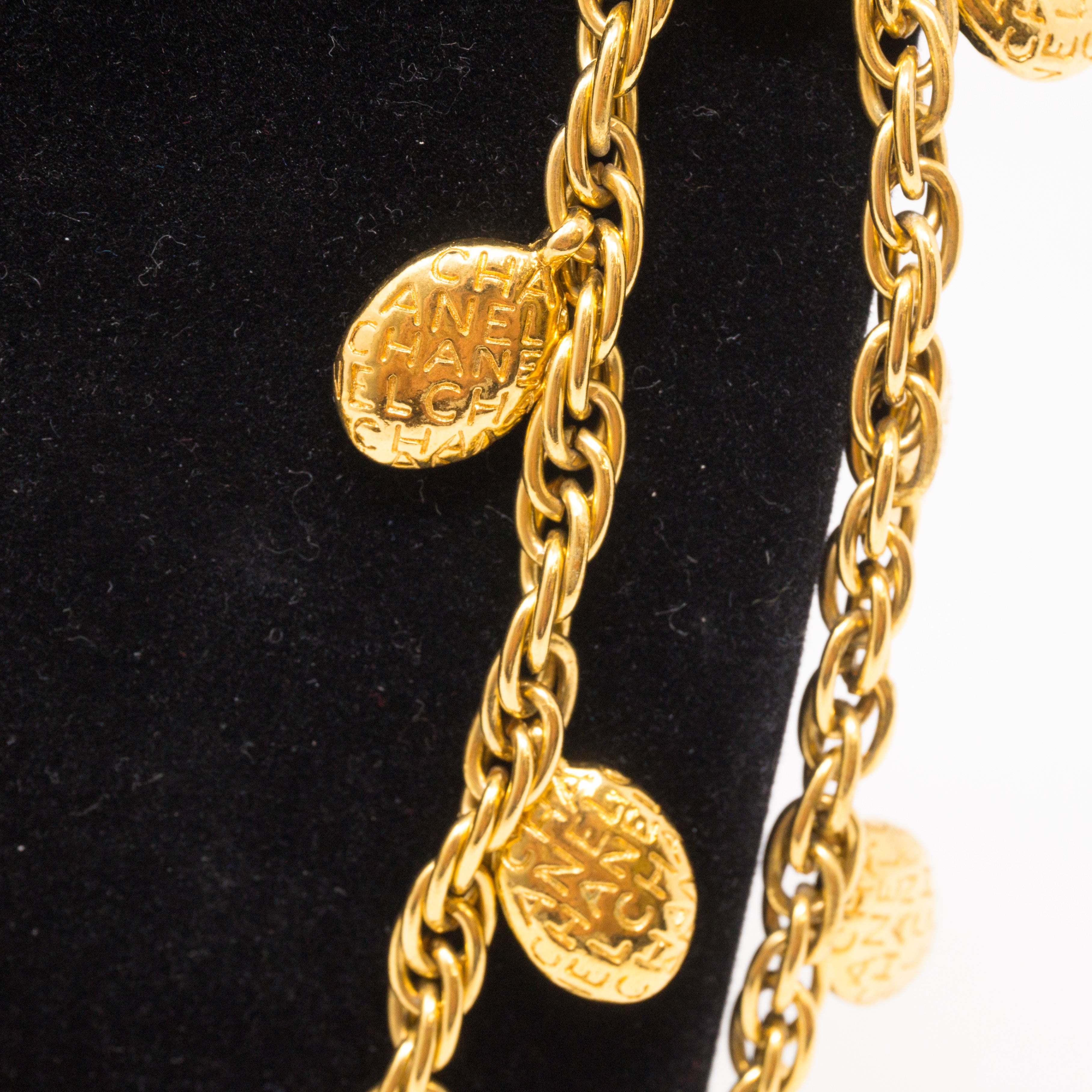 Chanel Logo Chain Sautoir