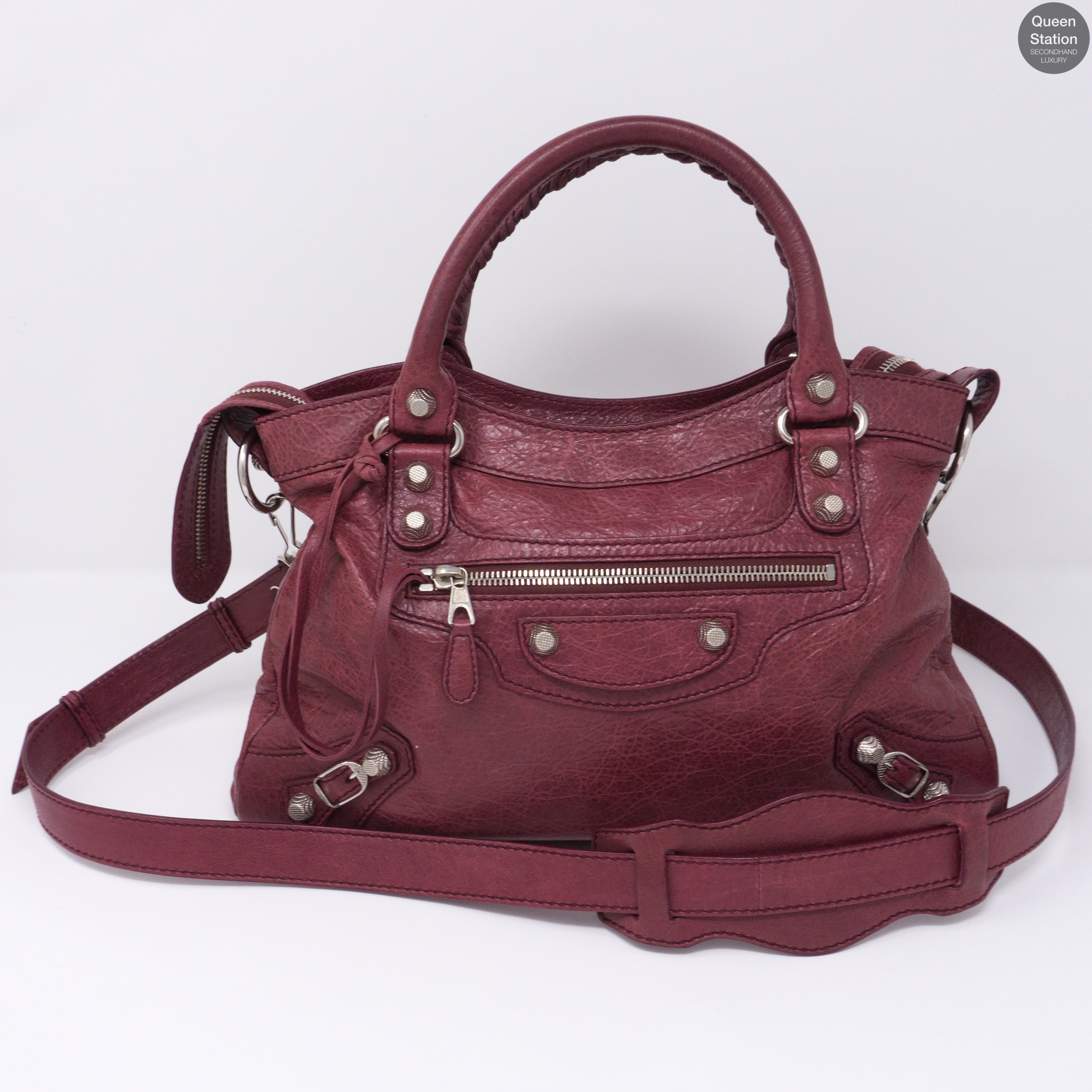 Town Burgundy Leather