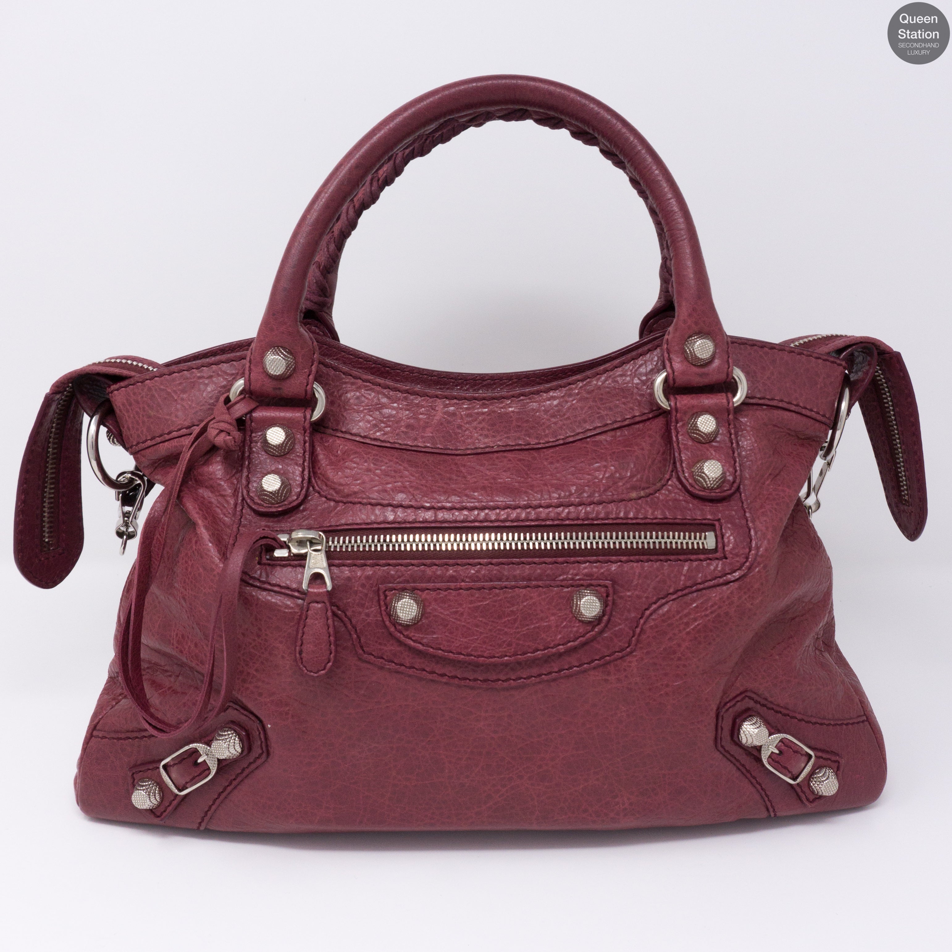 Town Burgundy Leather