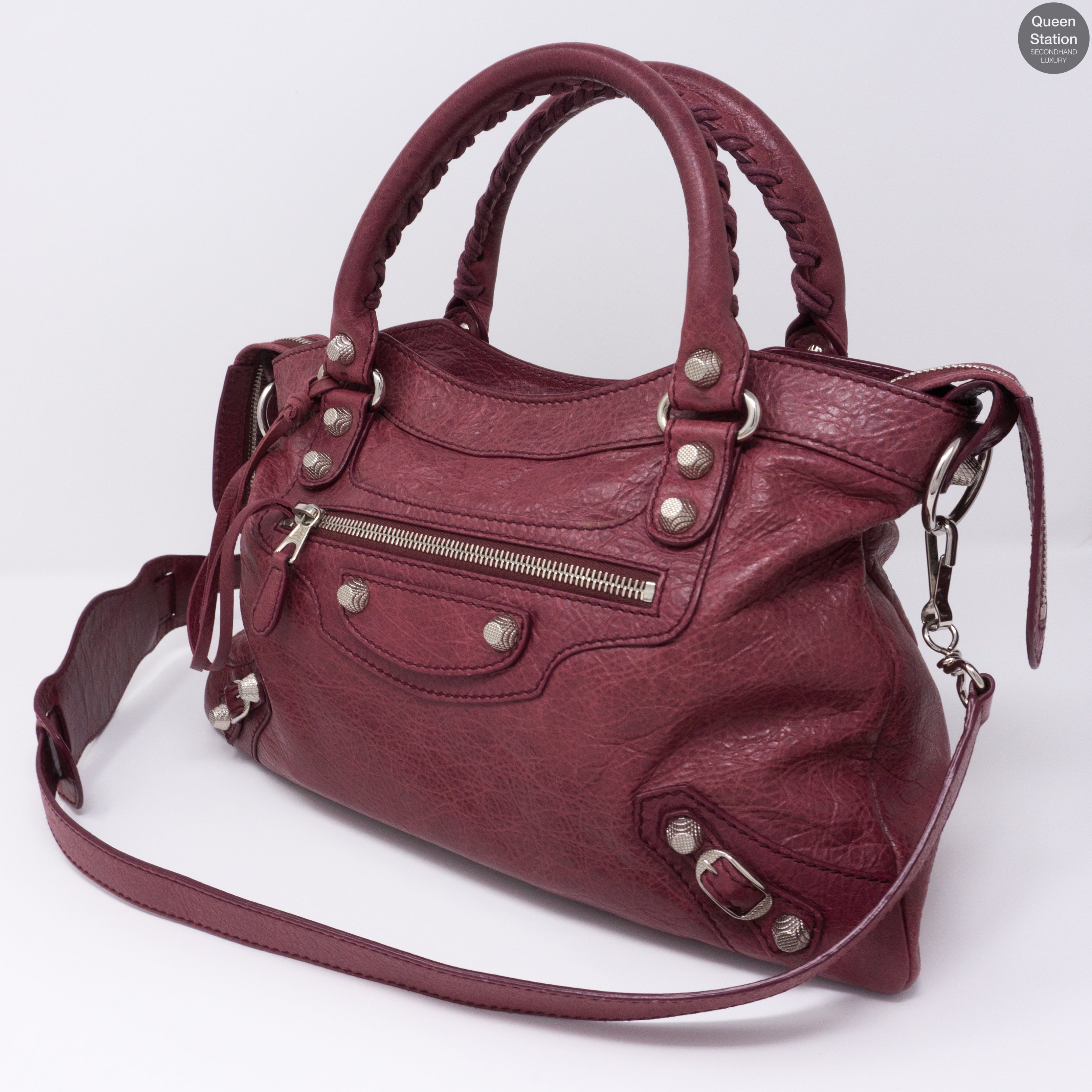 Town Burgundy Leather
