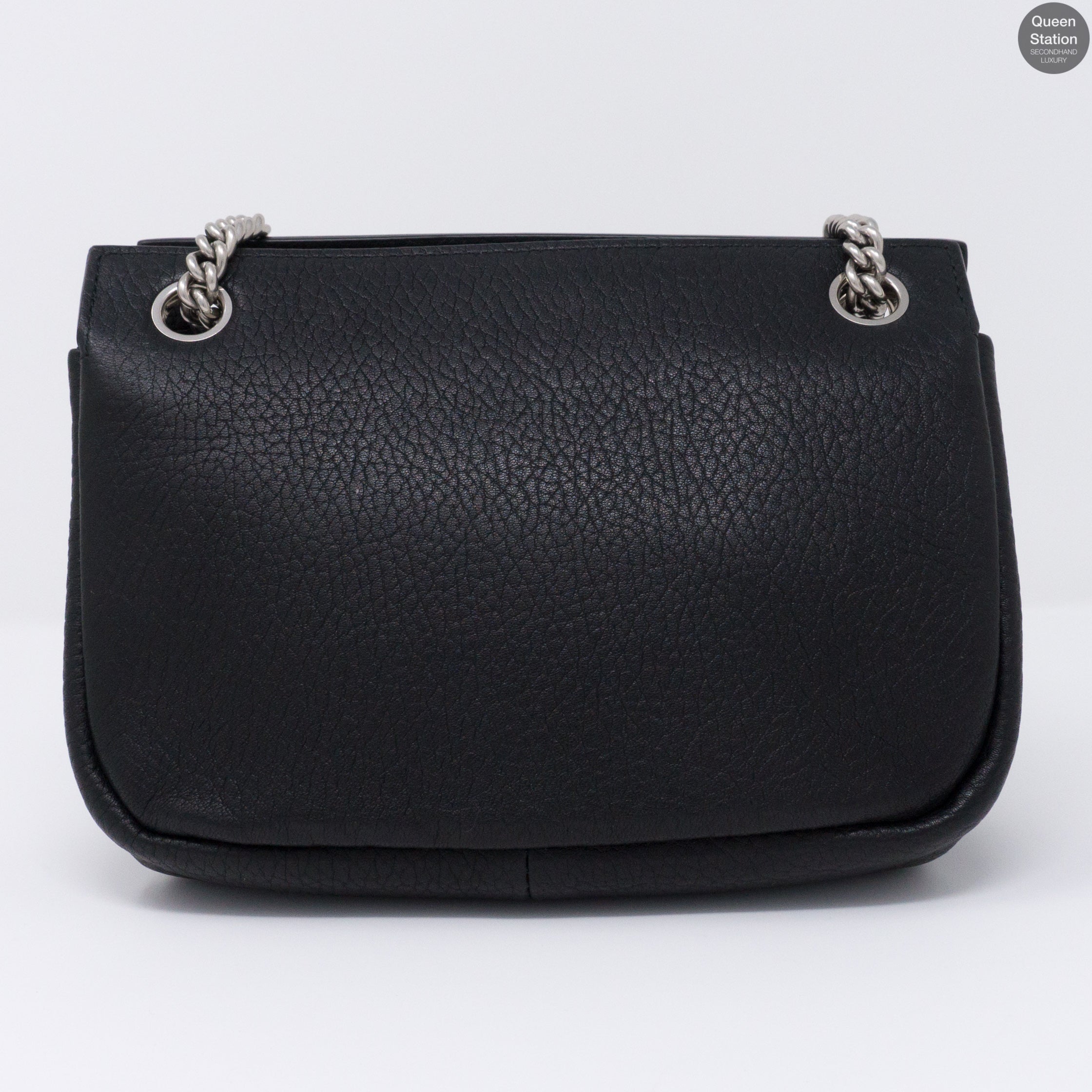 Mini Winsley Black Leather