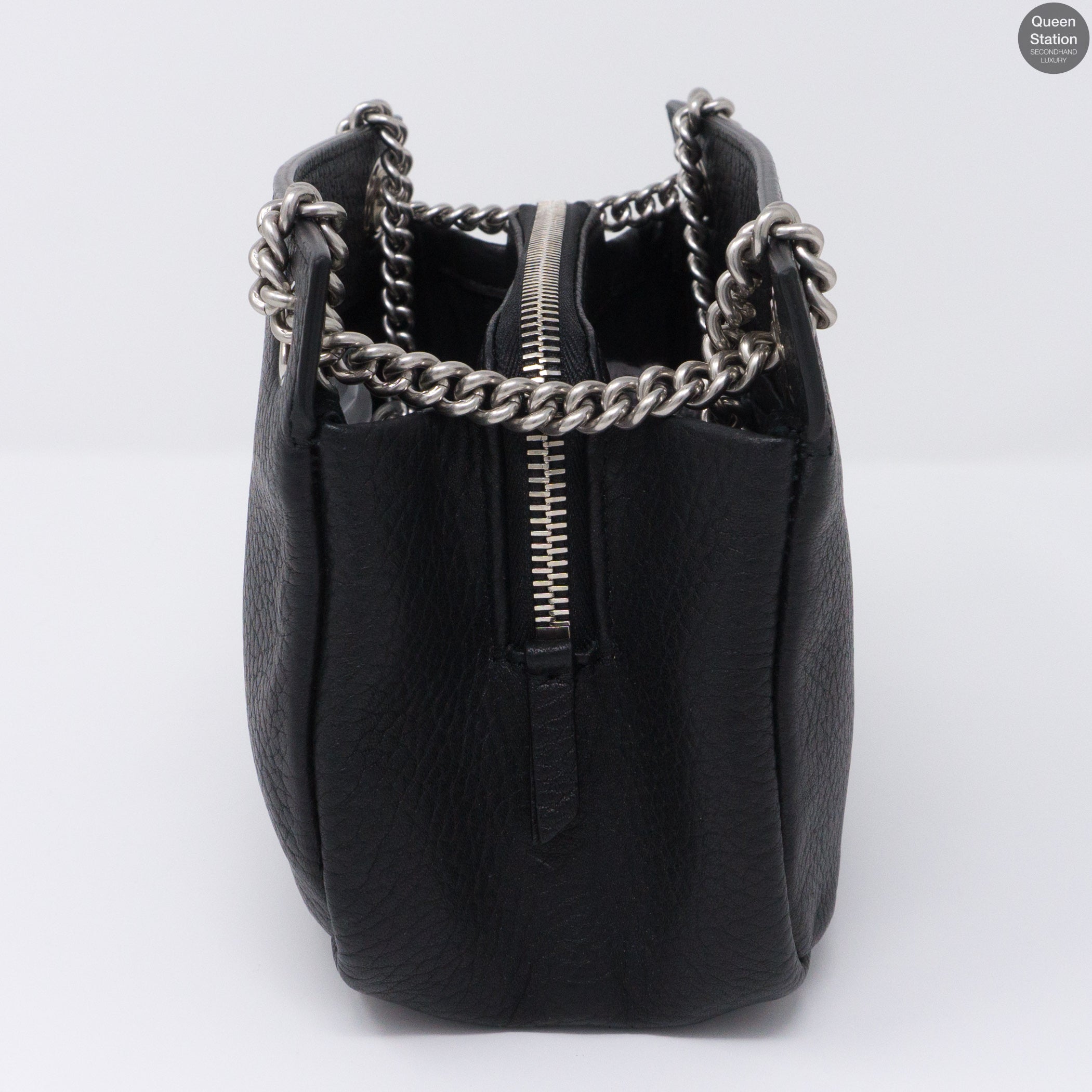 Mini Winsley Black Leather