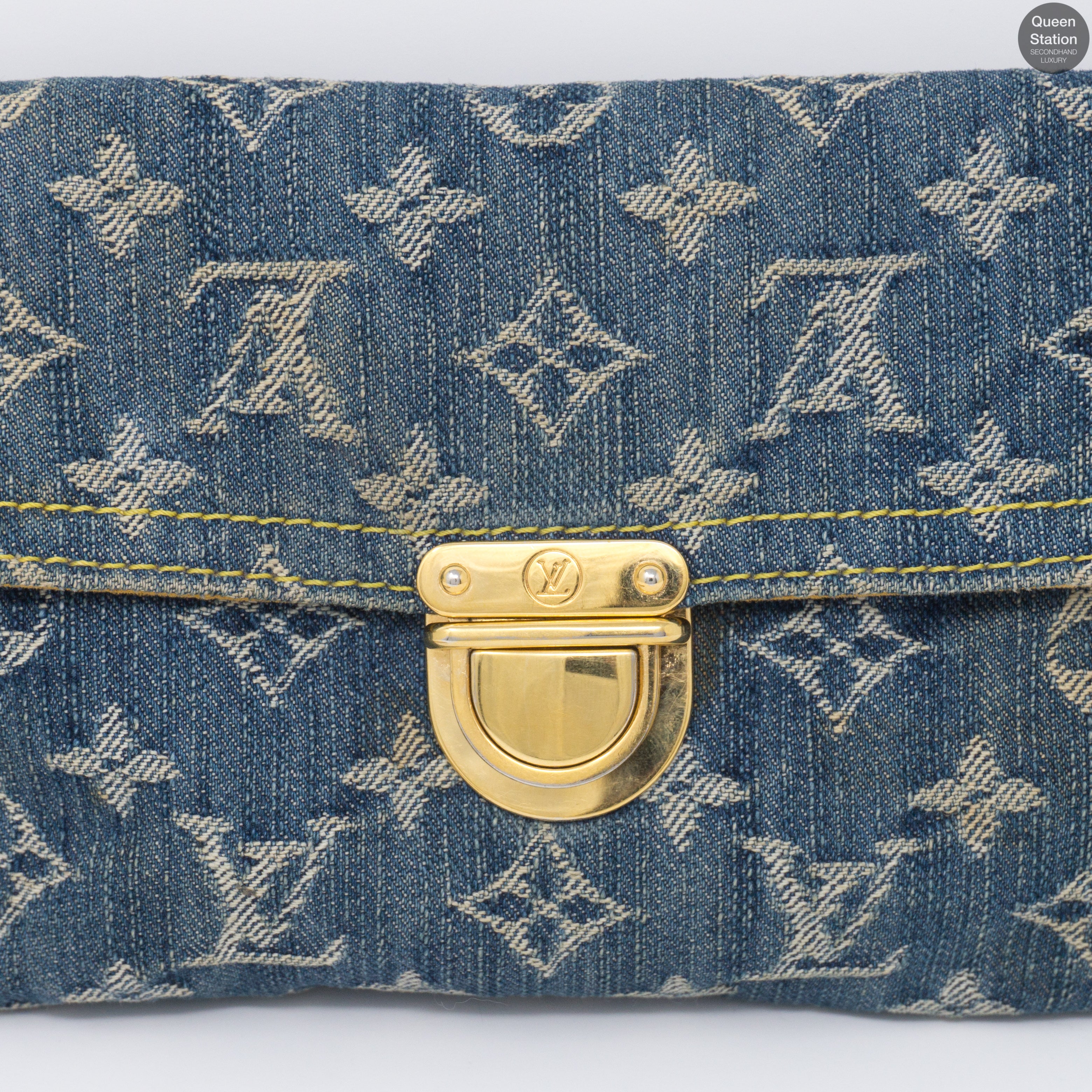 Amelia Denim Clutch