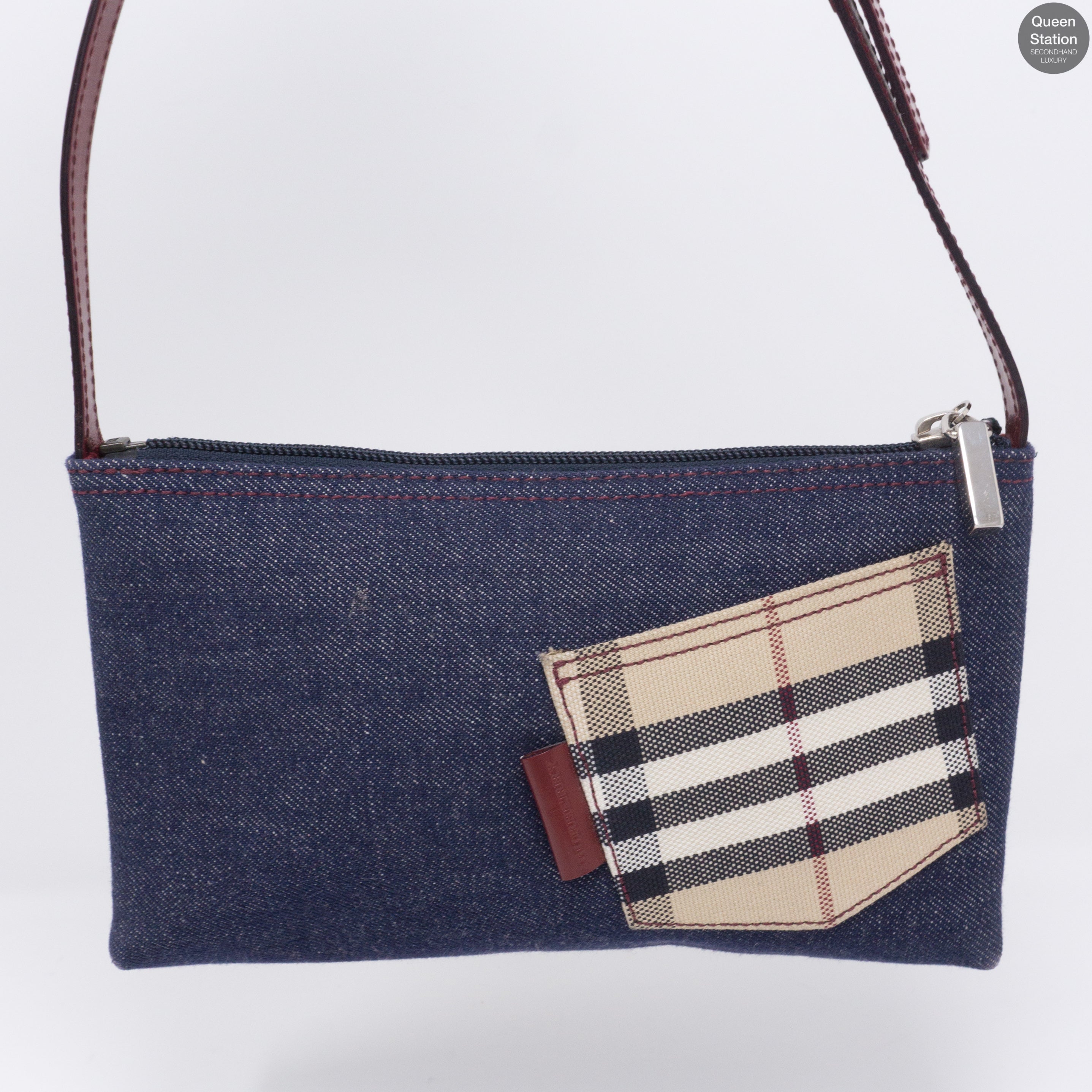 Blue Denim Mini Handbag