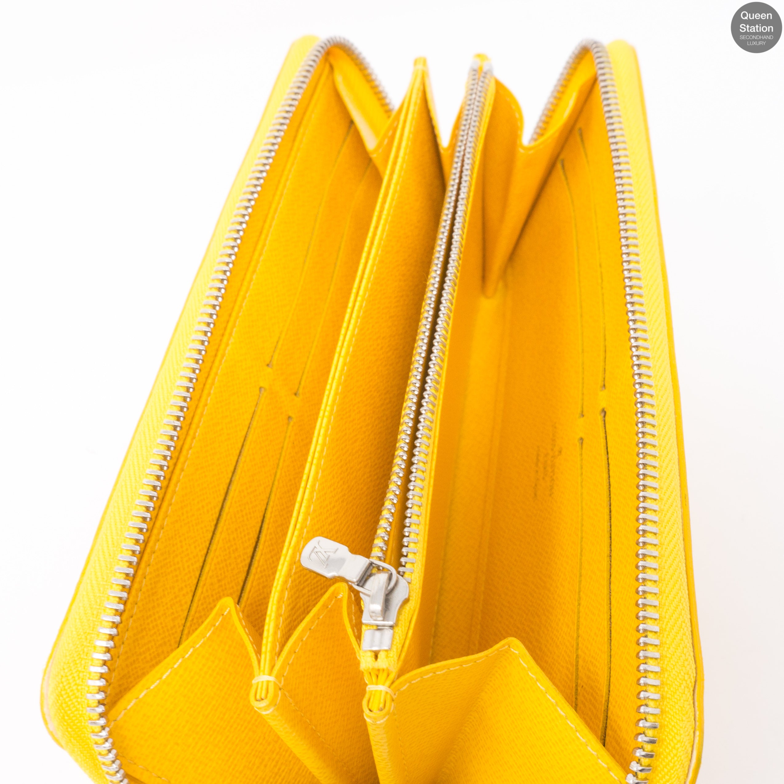 Zippy Yellow Epi Leather Wallet
