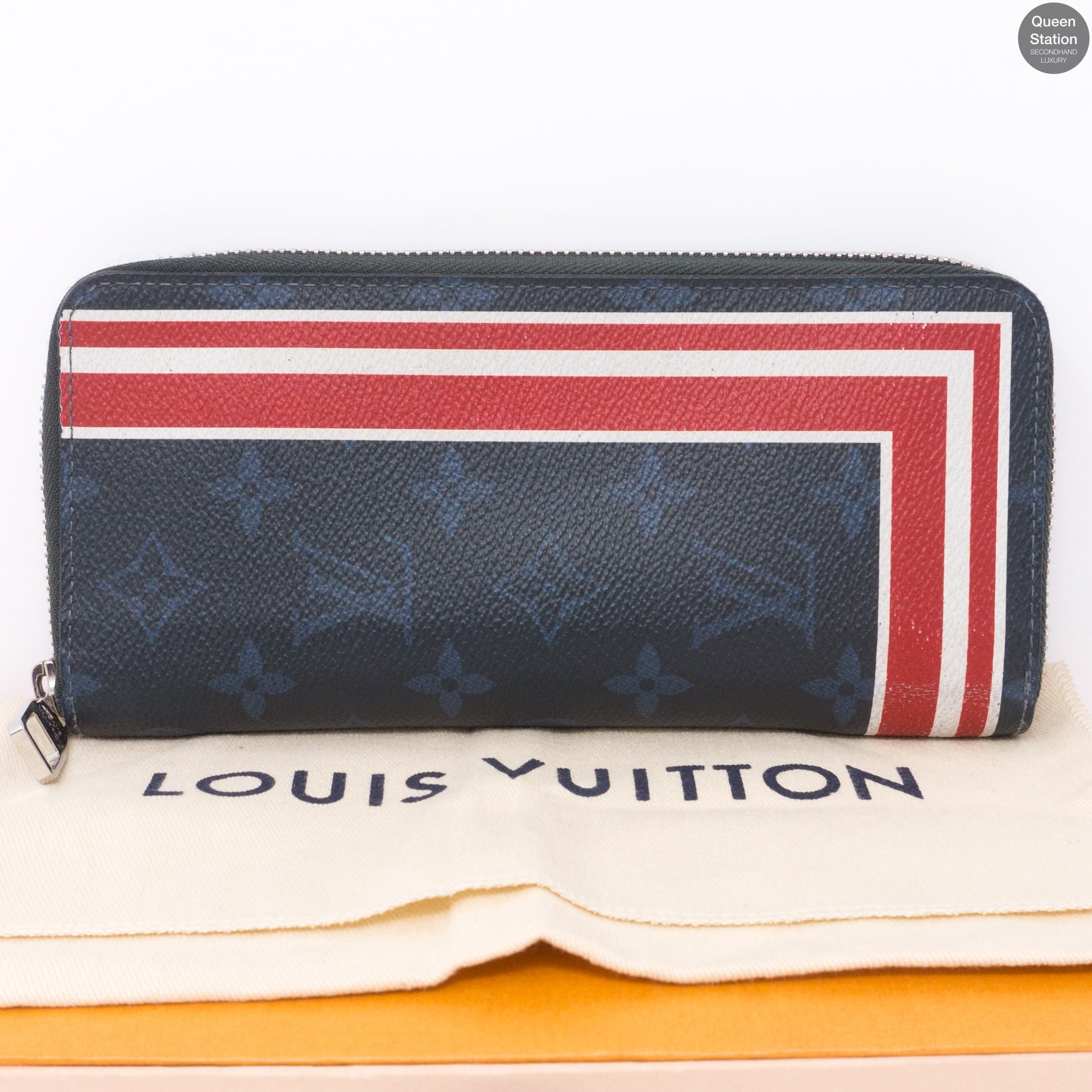 Authenticated Used LOUIS VUITTON Louis Vuitton Damier Cobalt Zippy
