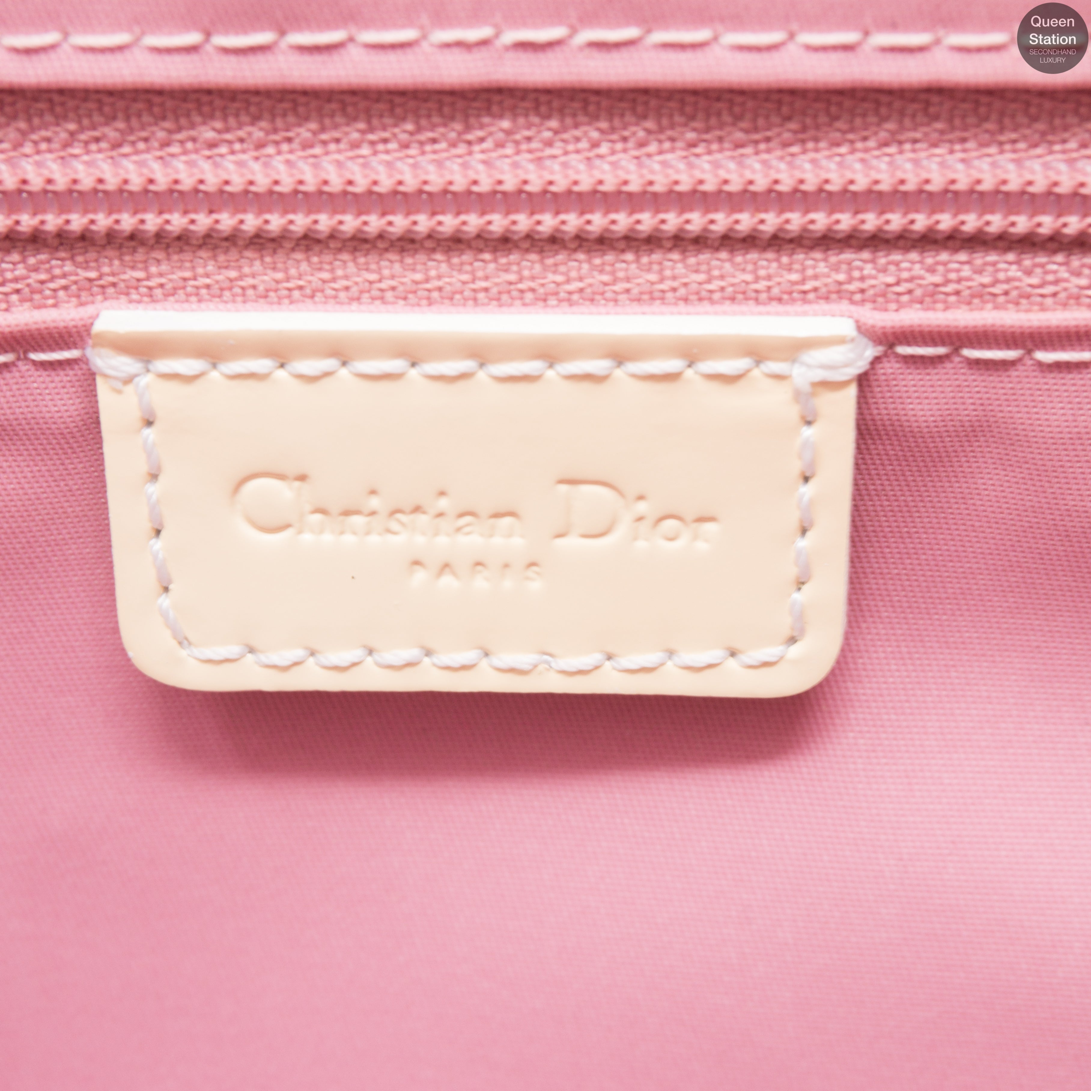 Pink Canvas Girly Flowers Boston Bag