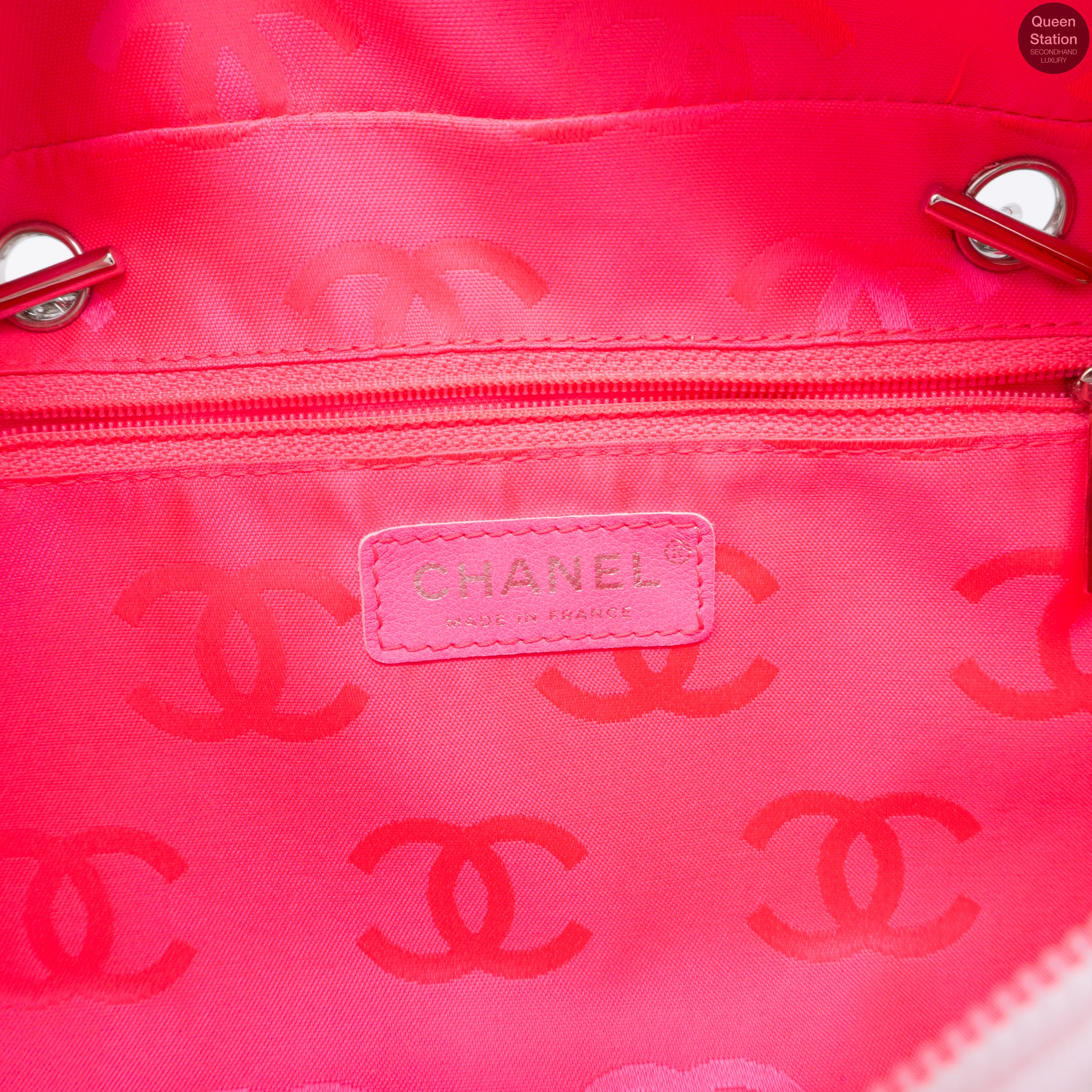 Cambon Bowler Quilted Leather White