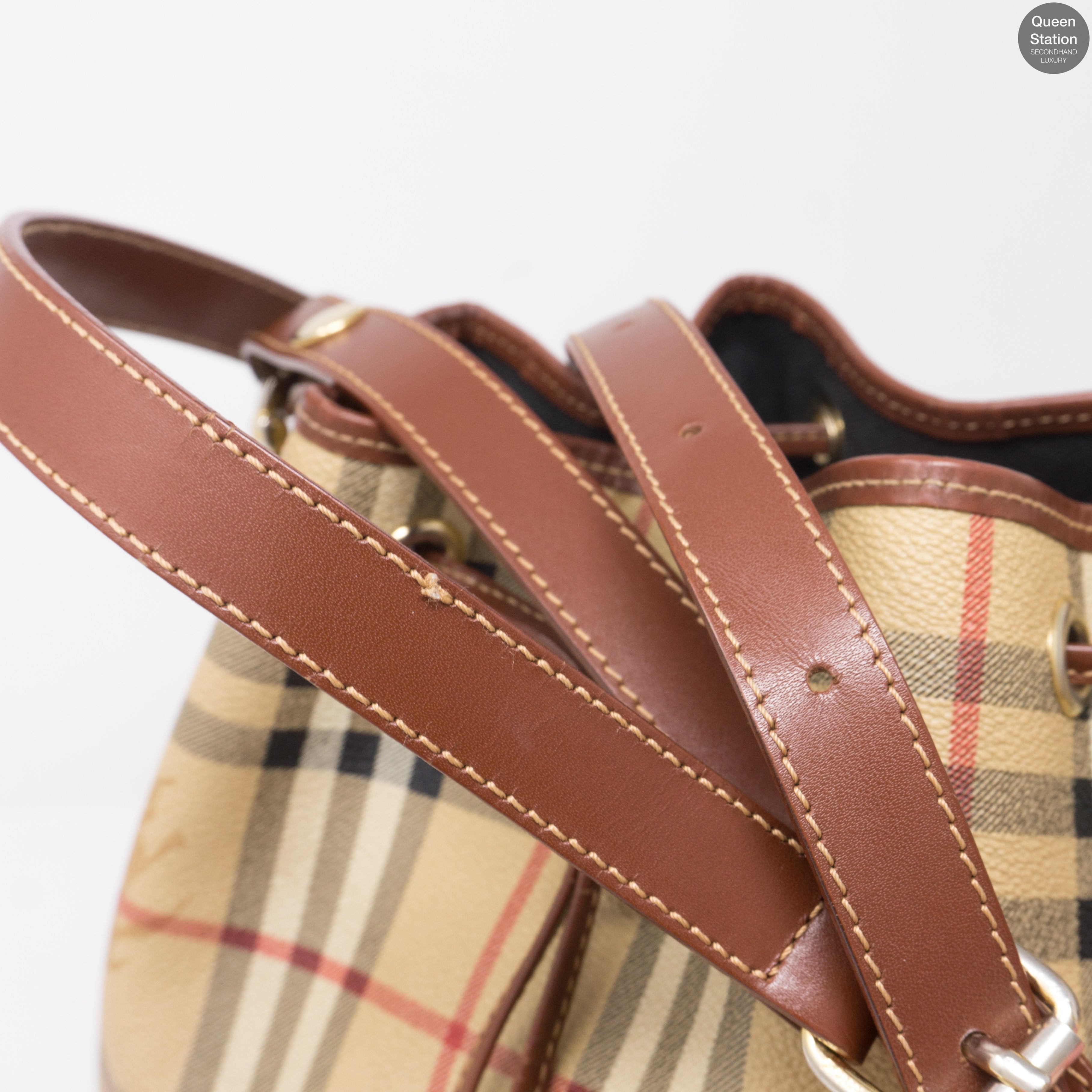 Haymarket Coated Canvas Bucket Bag