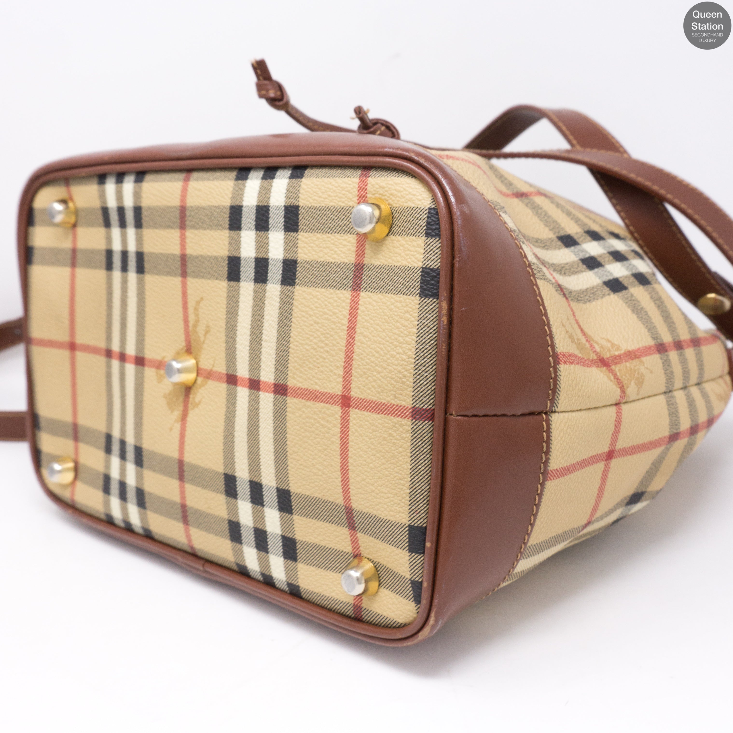 Haymarket Coated Canvas Bucket Bag