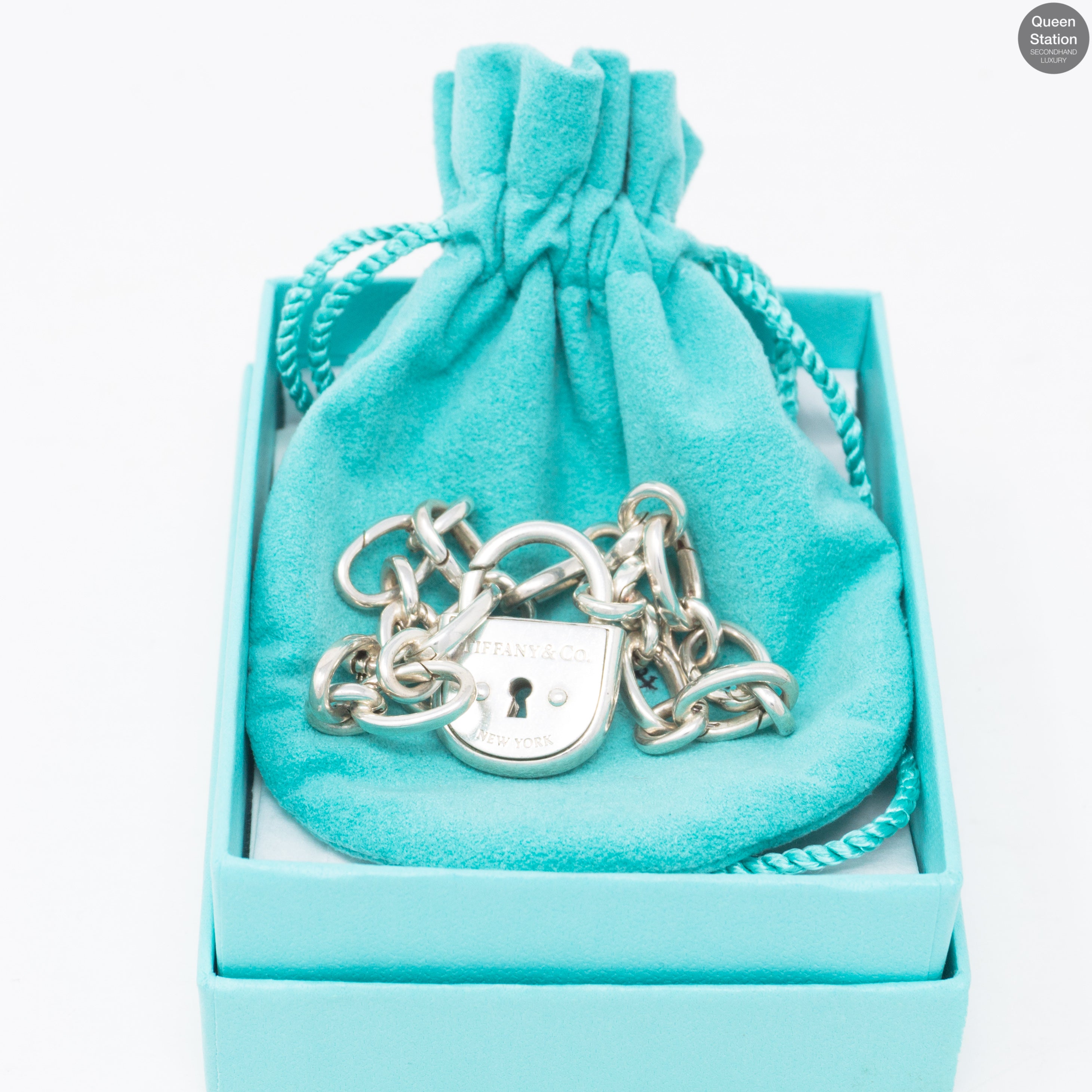 Sterling Silver Arc Lock Bracelet
