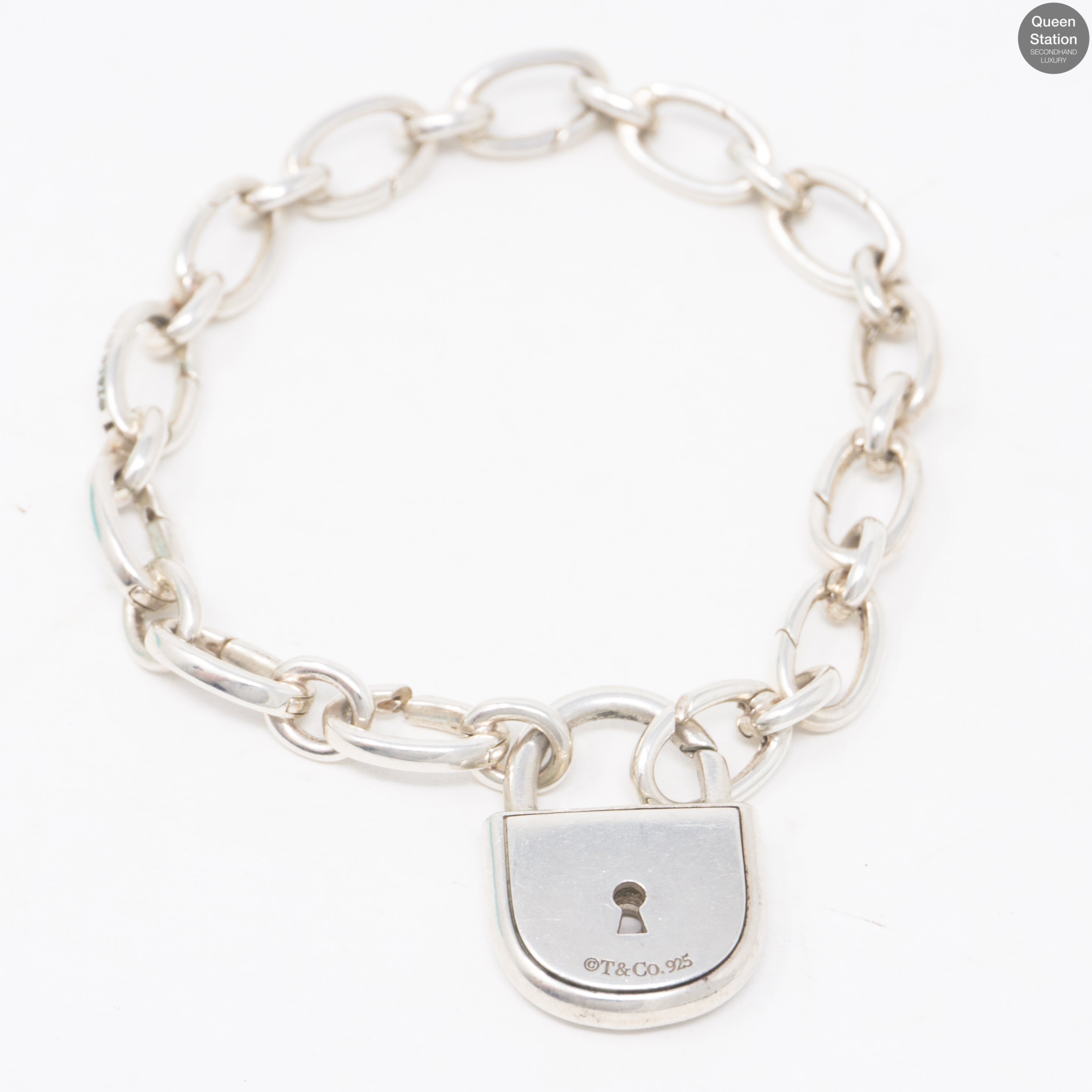Sterling Silver Arc Lock Bracelet