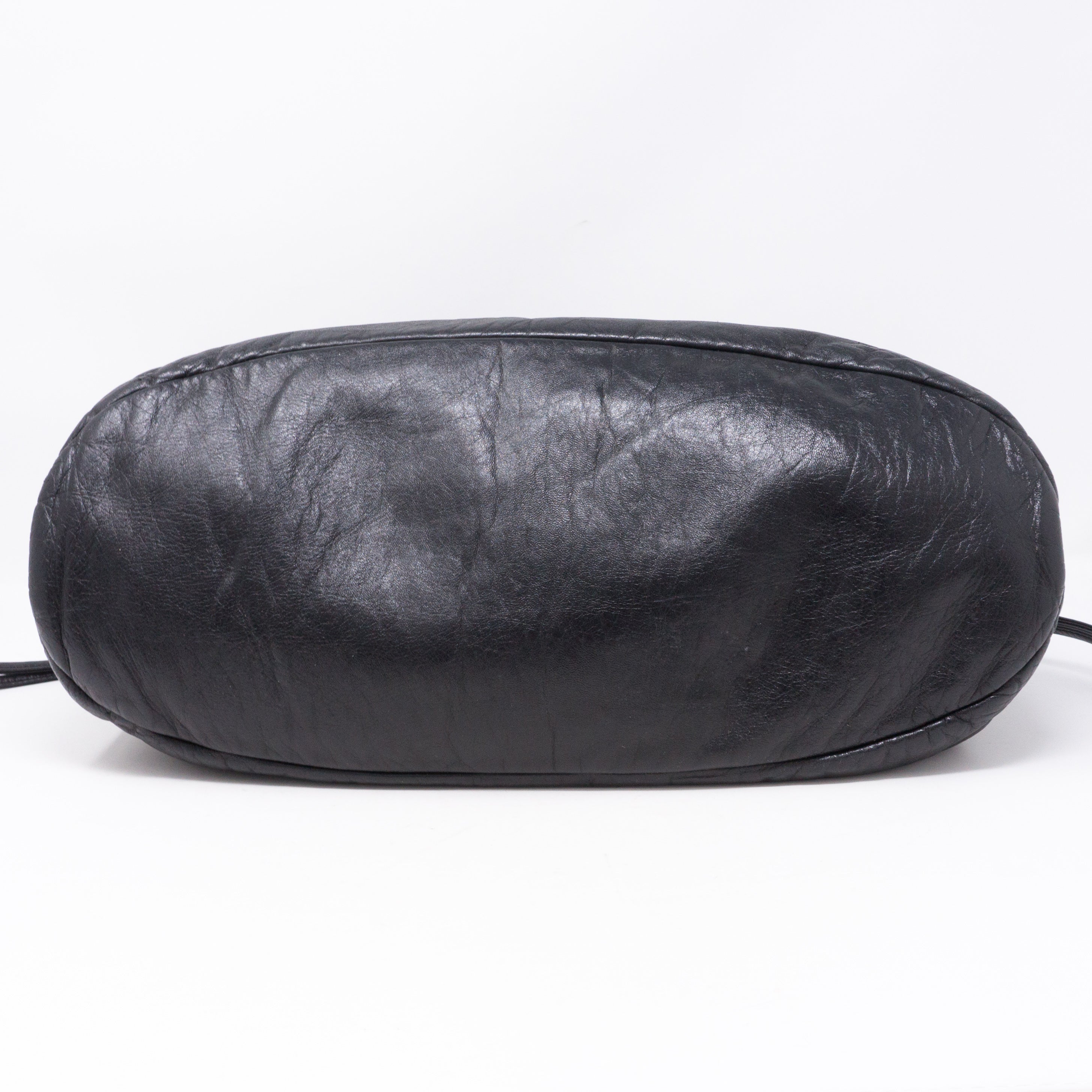 CC Leather And Tweed Chain Tote Bag