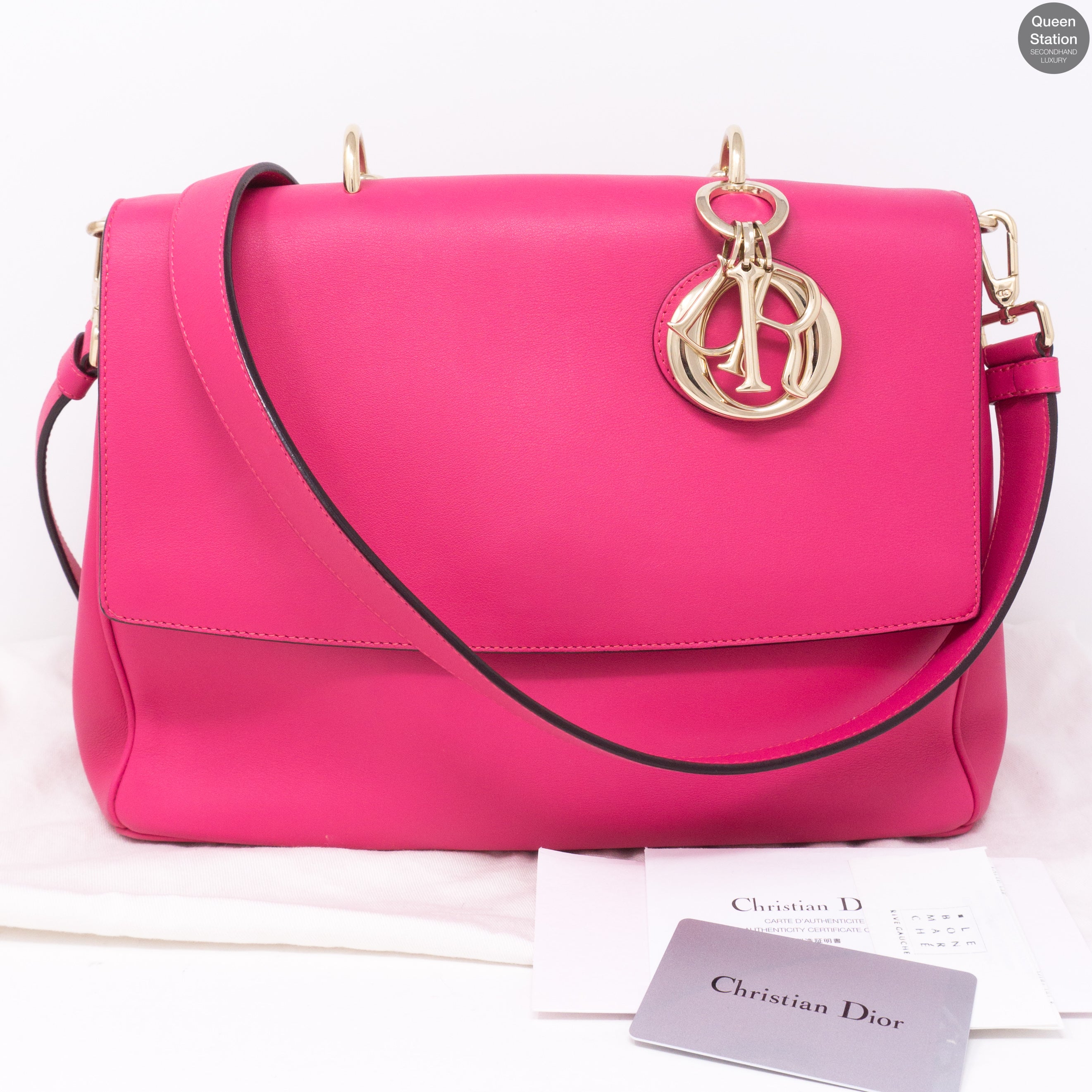 Be Dior Medium Pink Leather