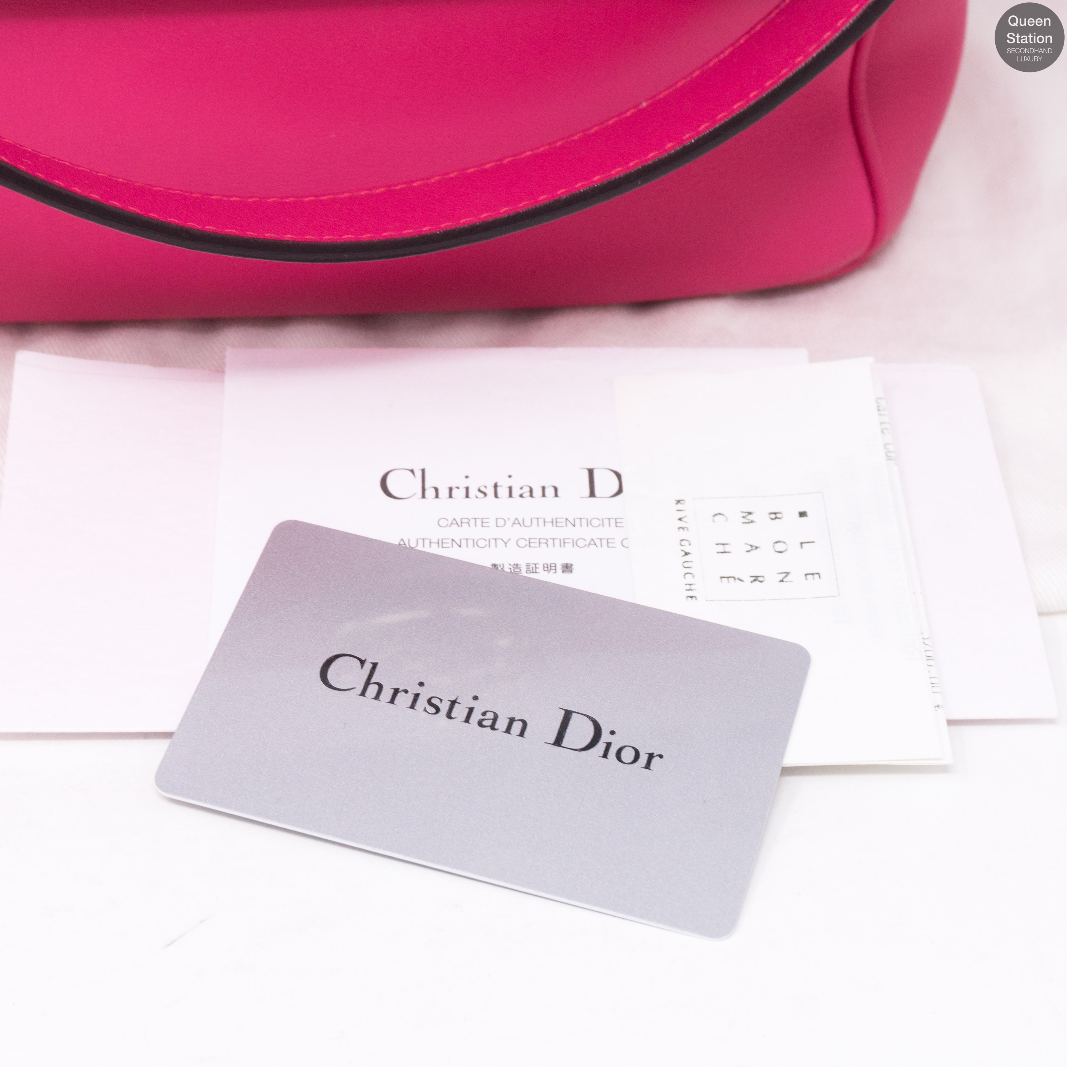 Be Dior Medium Pink Leather