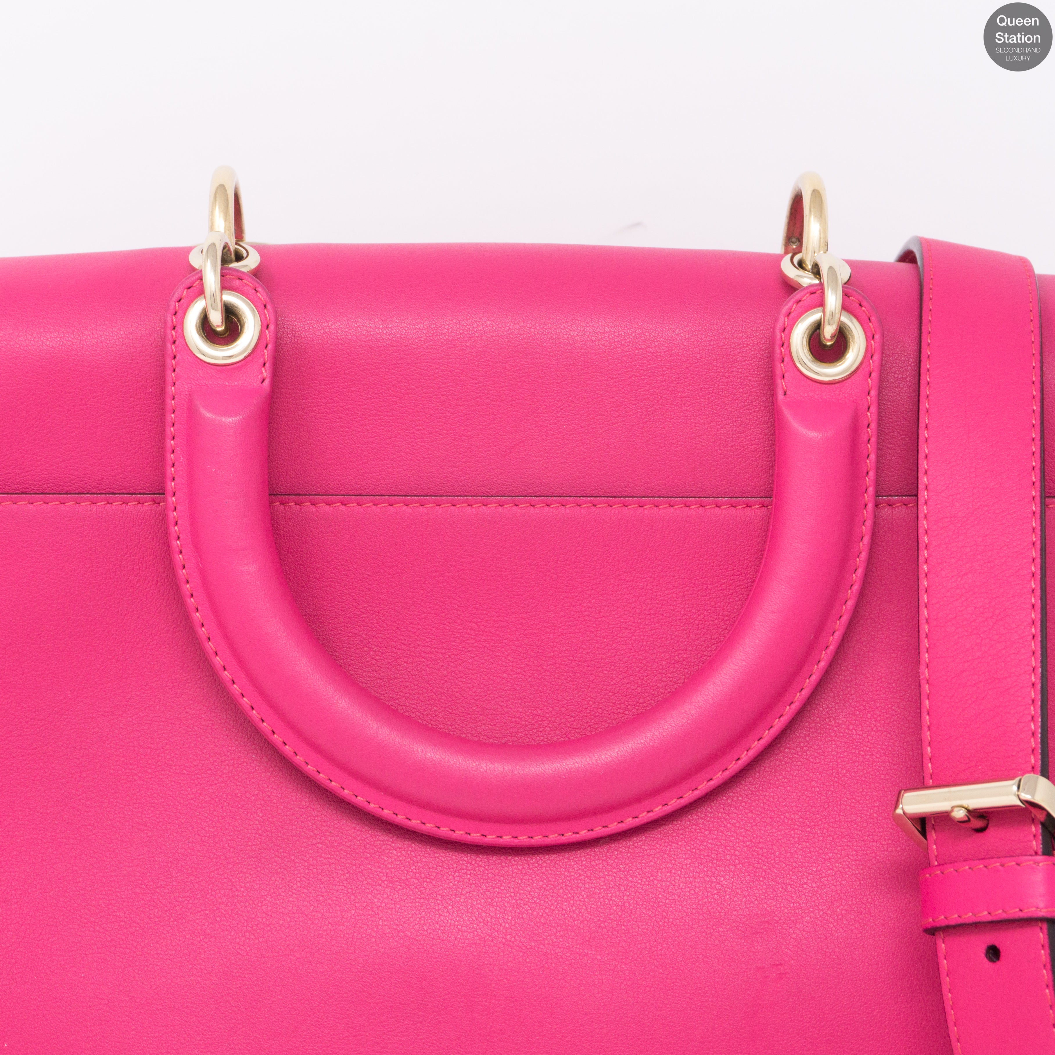 Be Dior Medium Pink Leather