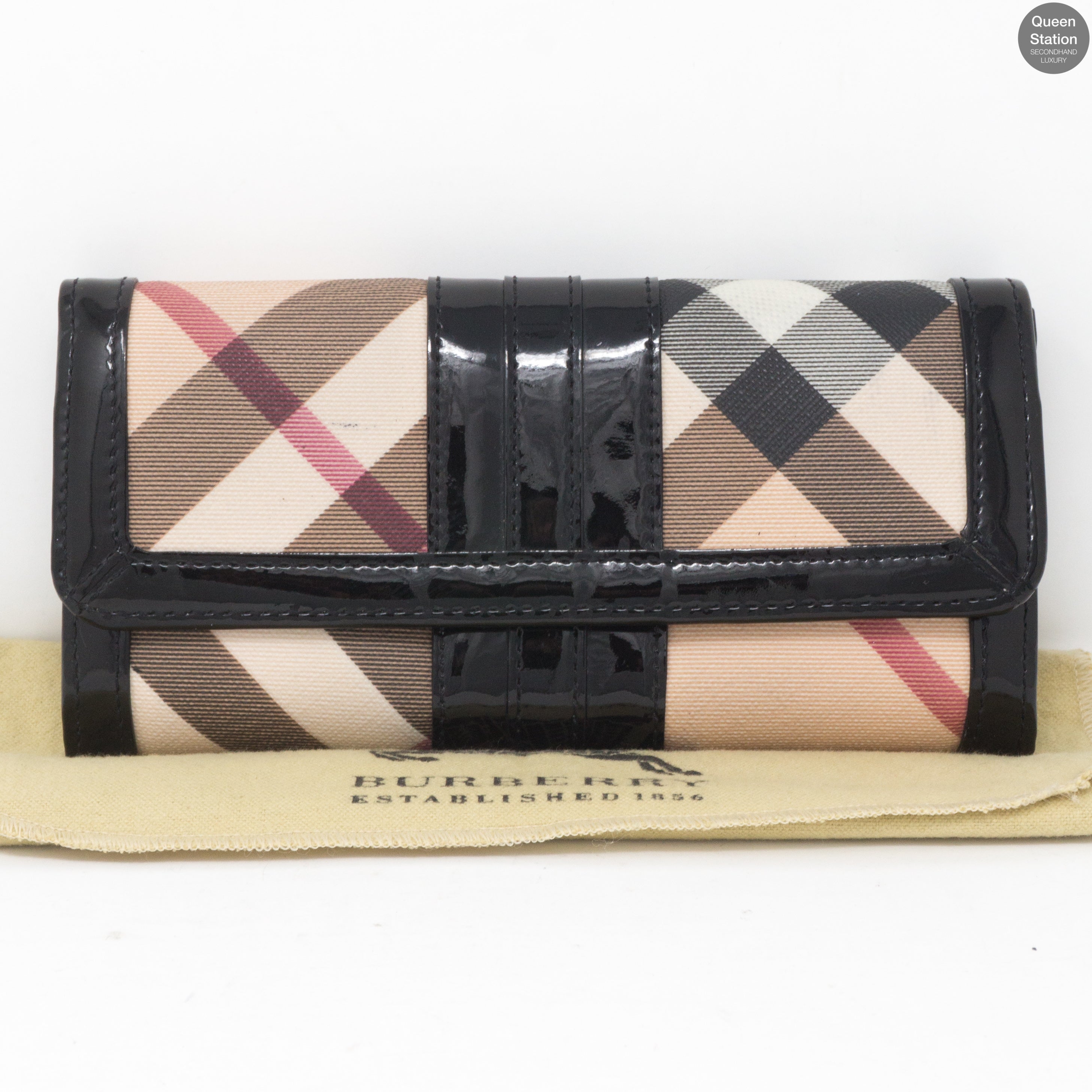 Nova Check Black Wallet