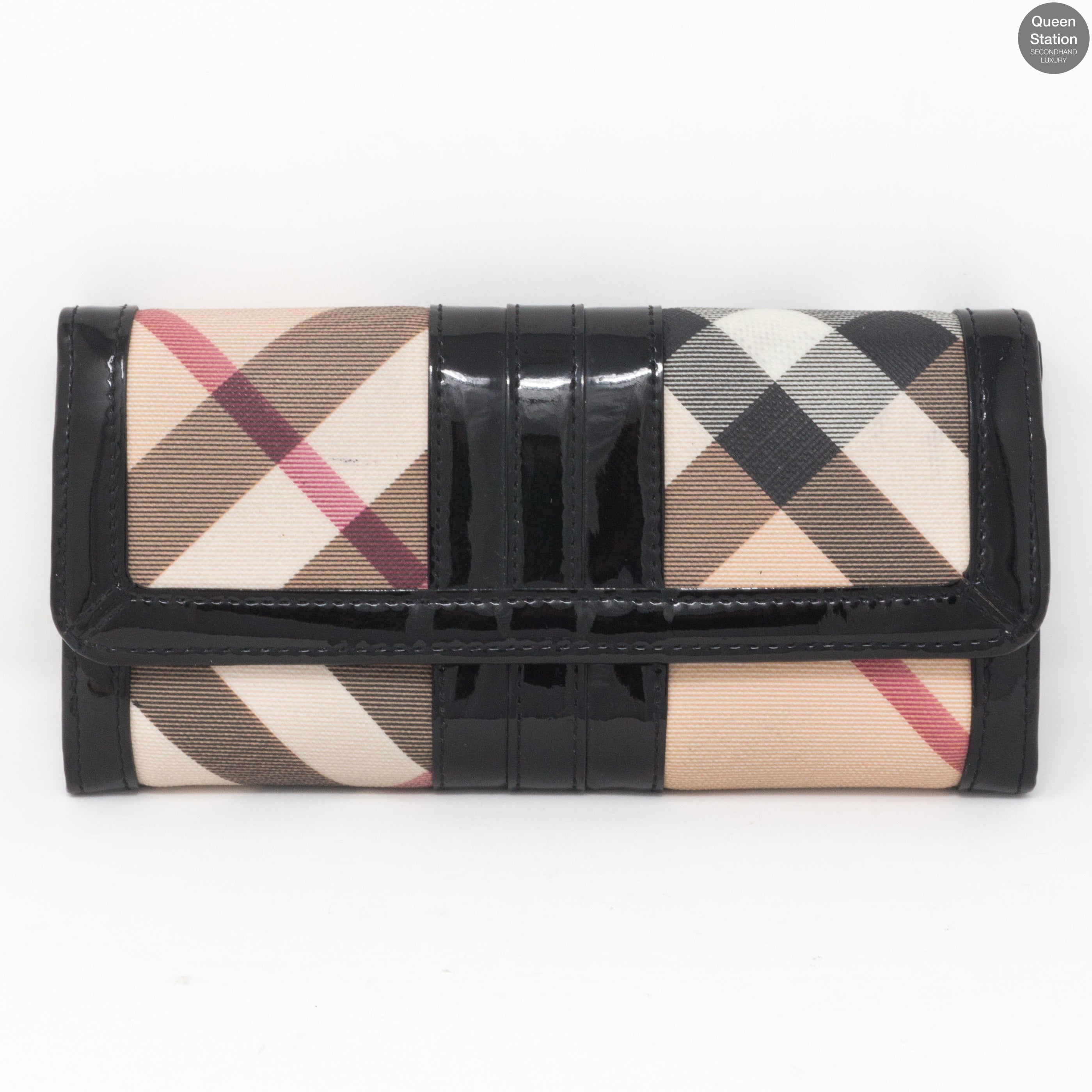 Nova Check Black Wallet