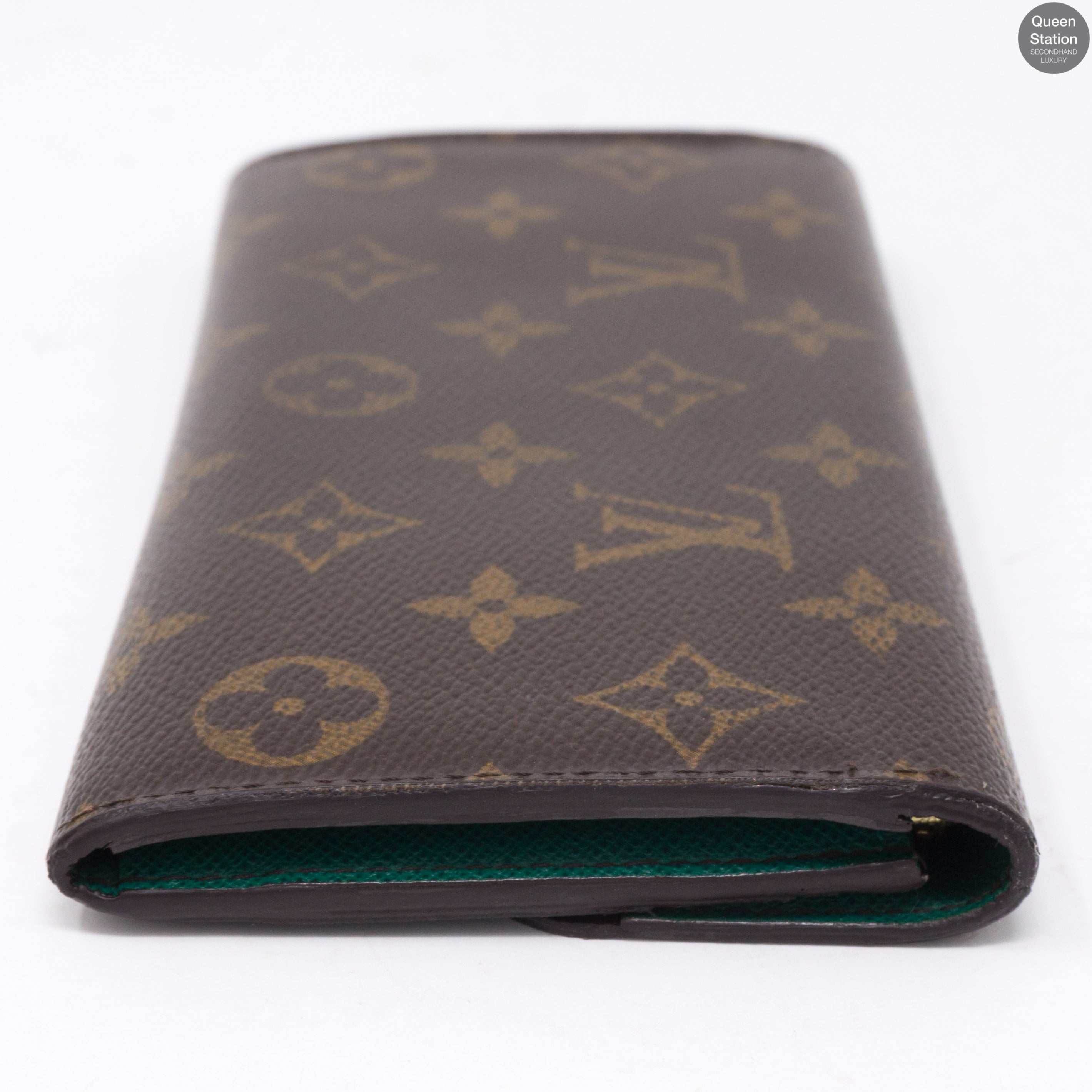 Emilie Monogram Green Wallet
