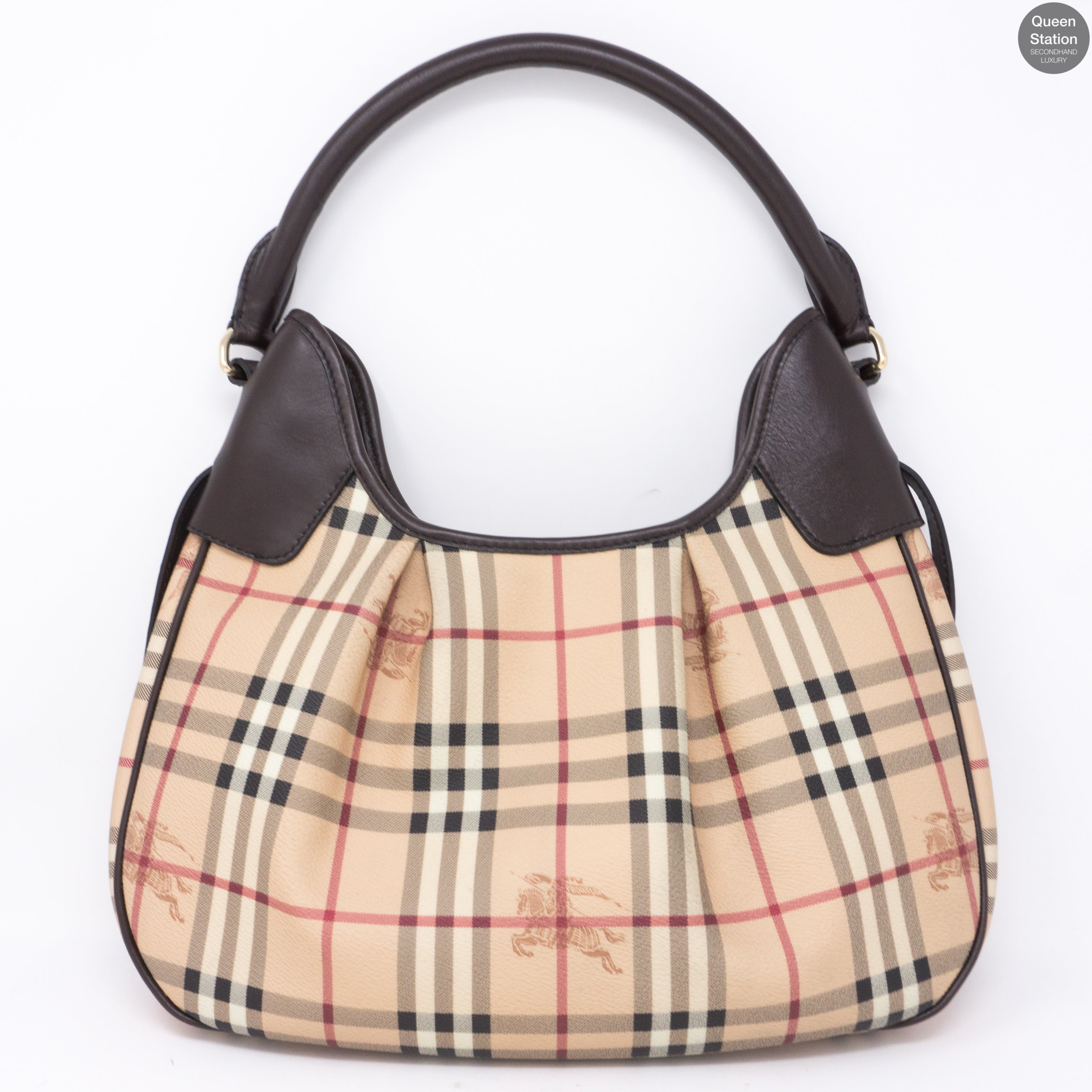 Haymarket Check Hobo Bag