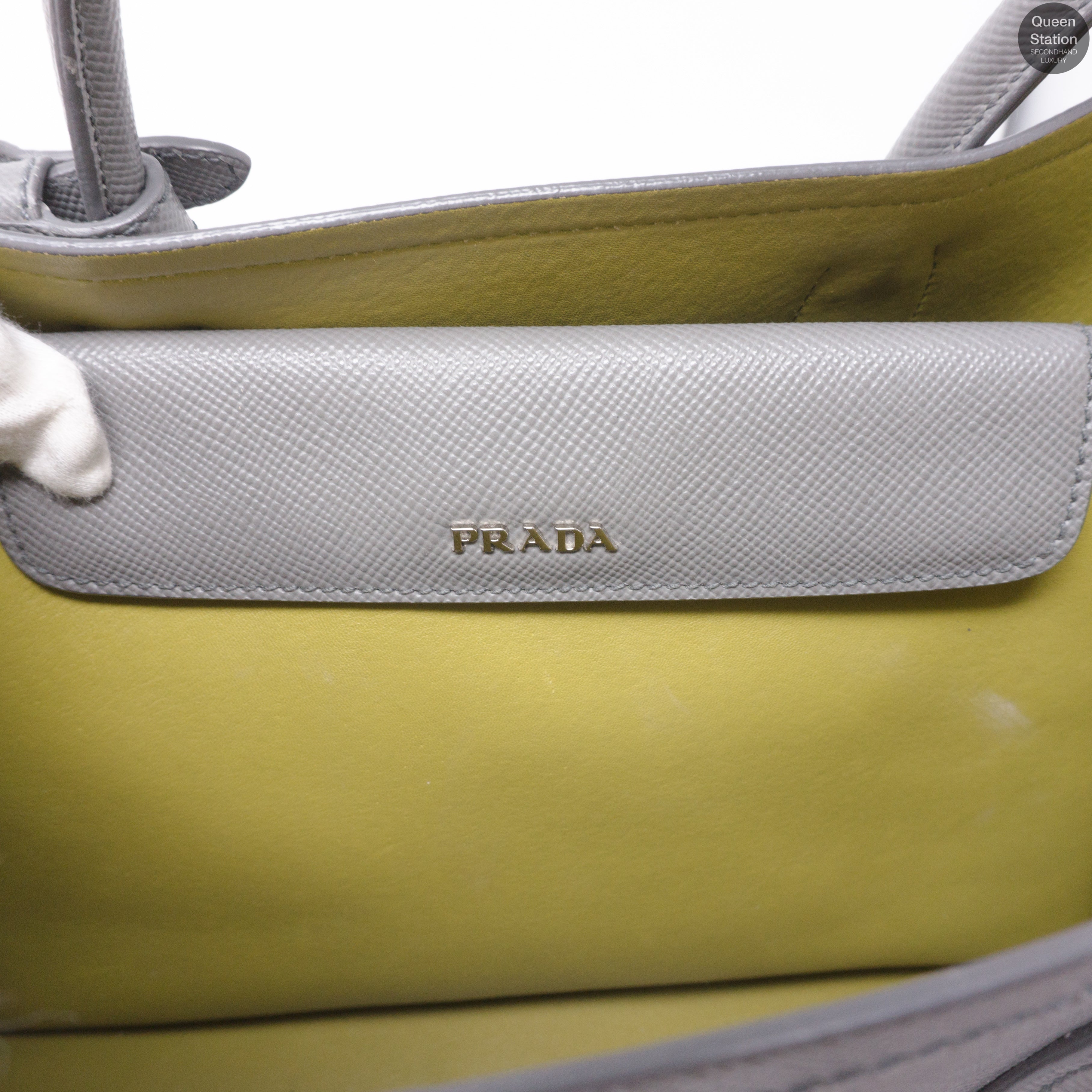 Grey Double Medium Bag