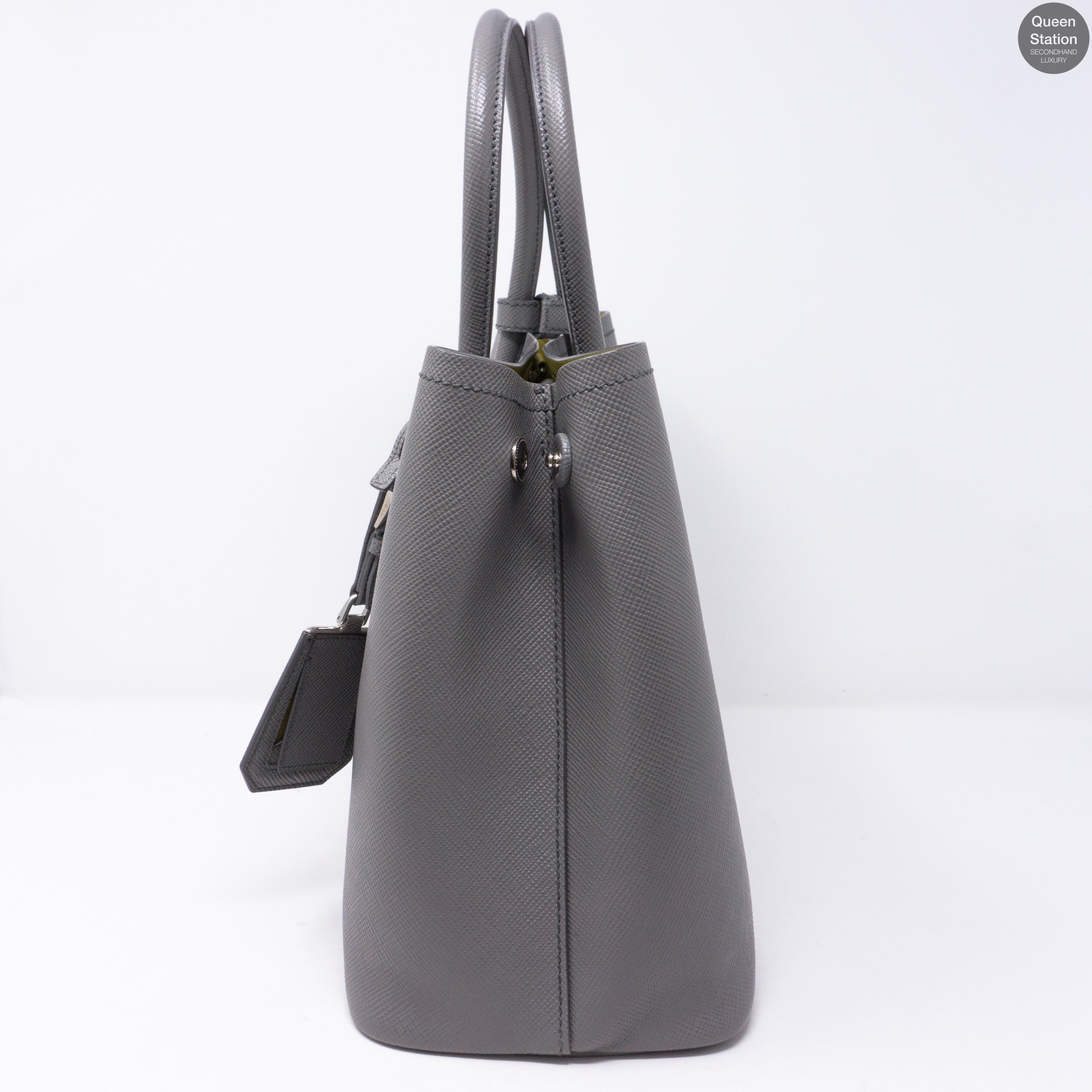 Grey Double Medium Bag
