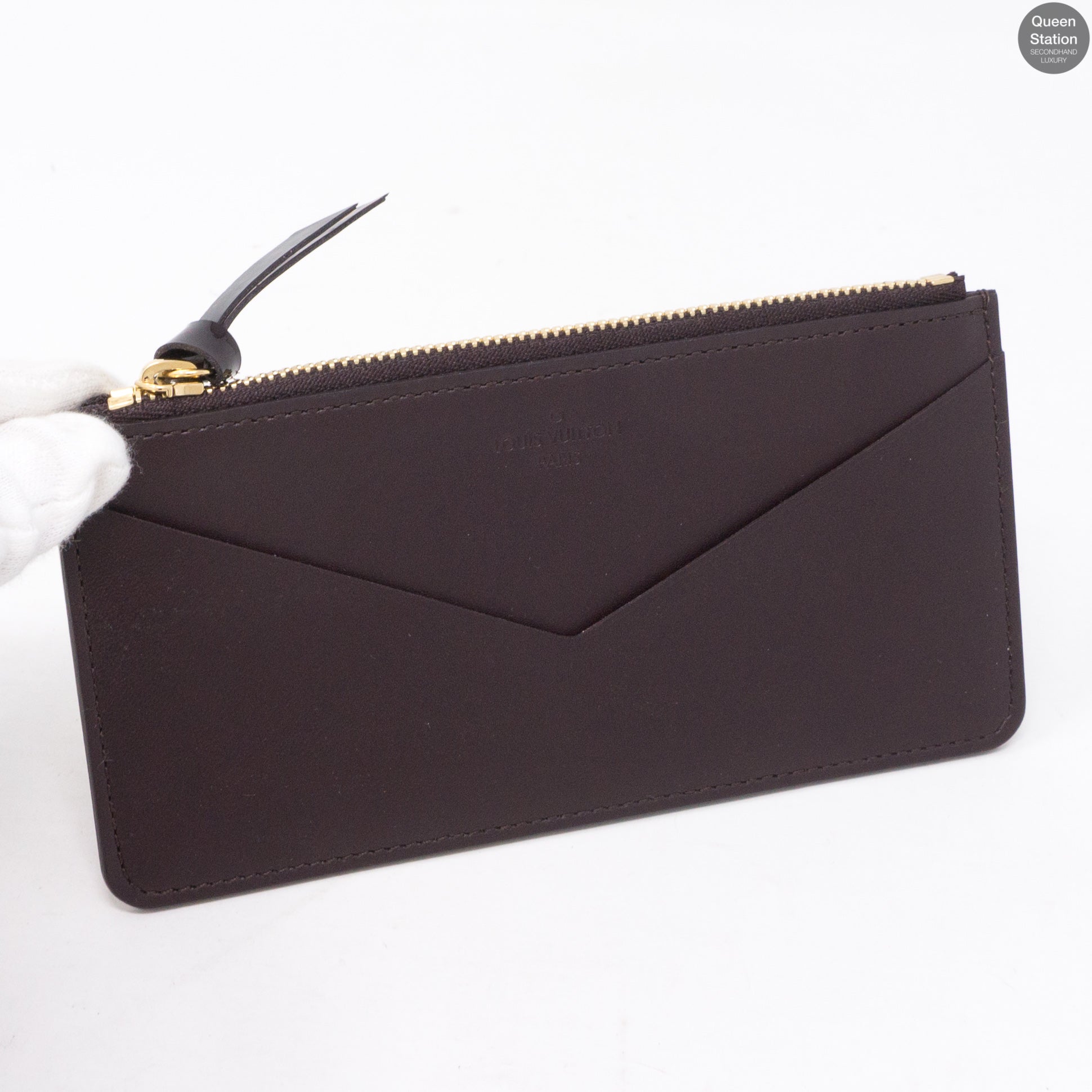 Jeanne Wallet Vernis Amarante