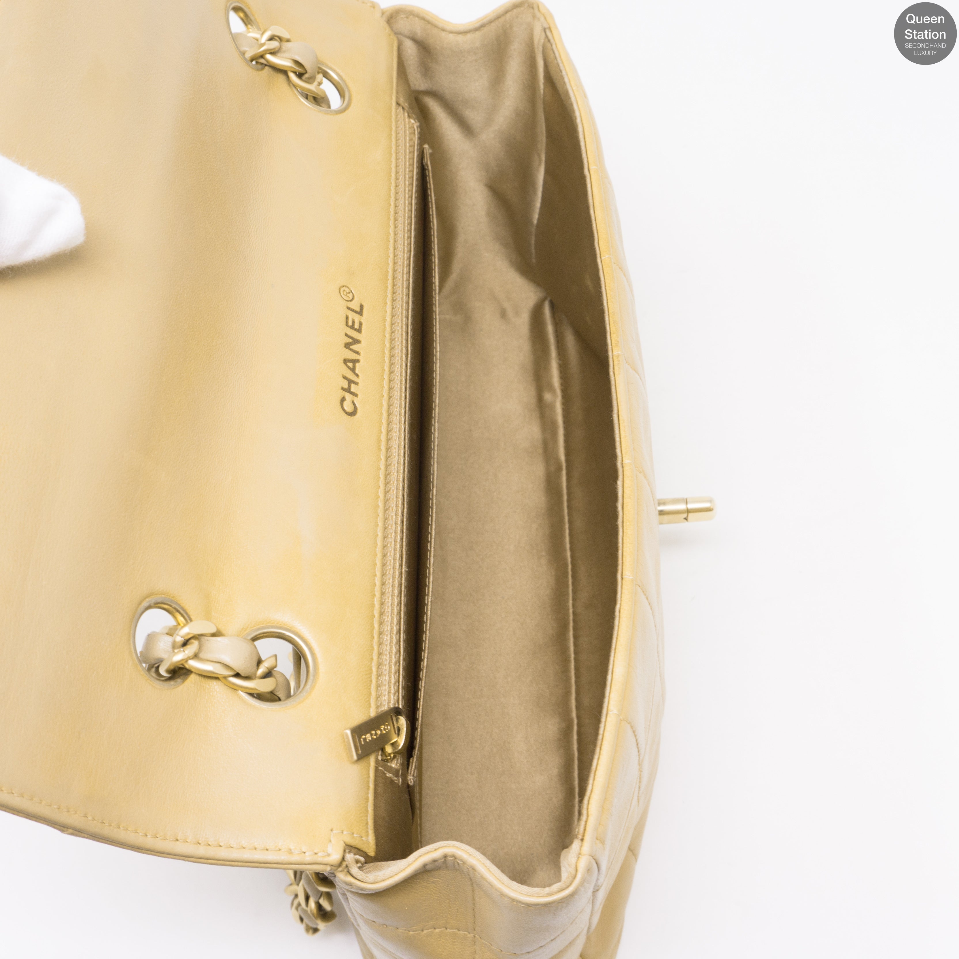 Single Flap Beige